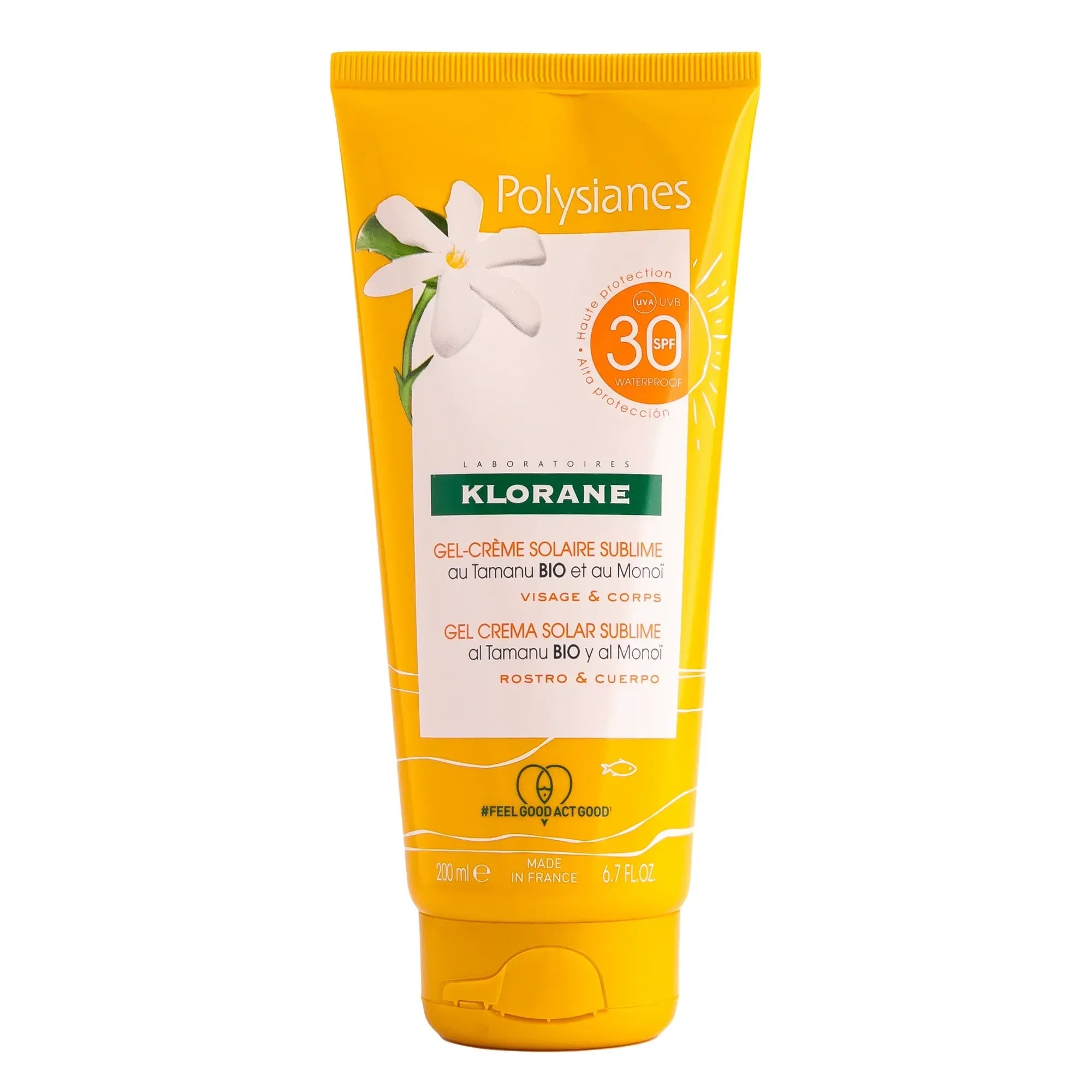 Klorane Polysianes Sublime Sun Gel Cream Spf 30 200ml Lebanon
