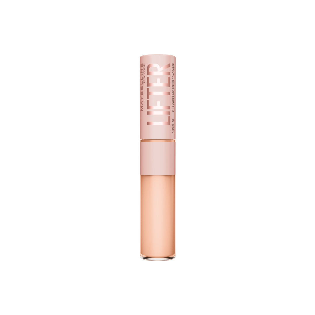 Lifter Serum Concealer, Full Coverage, Includes 2% Peptides + Caffeine to Hydrate & Brighten Under Eyes