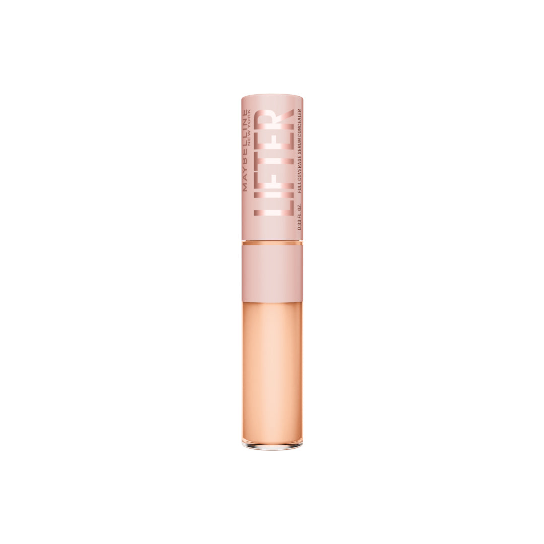 Lifter Serum Concealer, Full Coverage, Includes 2% Peptides + Caffeine to Hydrate & Brighten Under Eyes