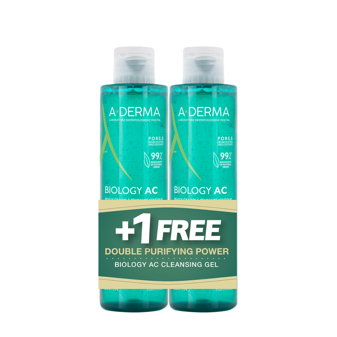 Buy One Get One free A-Derma Biology AC foaming gel 200ml