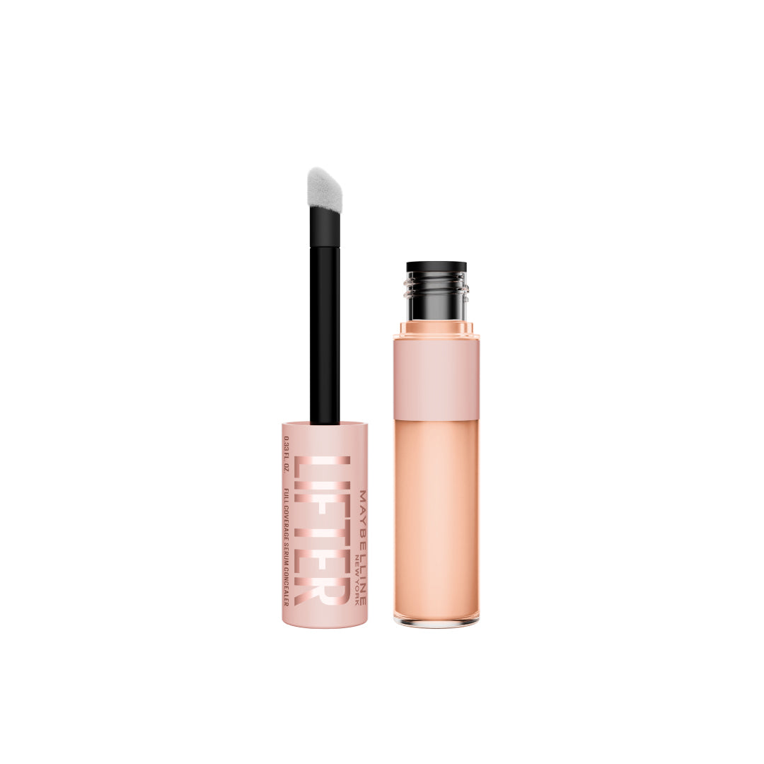 Lifter Serum Concealer, Full Coverage, Includes 2% Peptides + Caffeine to Hydrate & Brighten Under Eyes