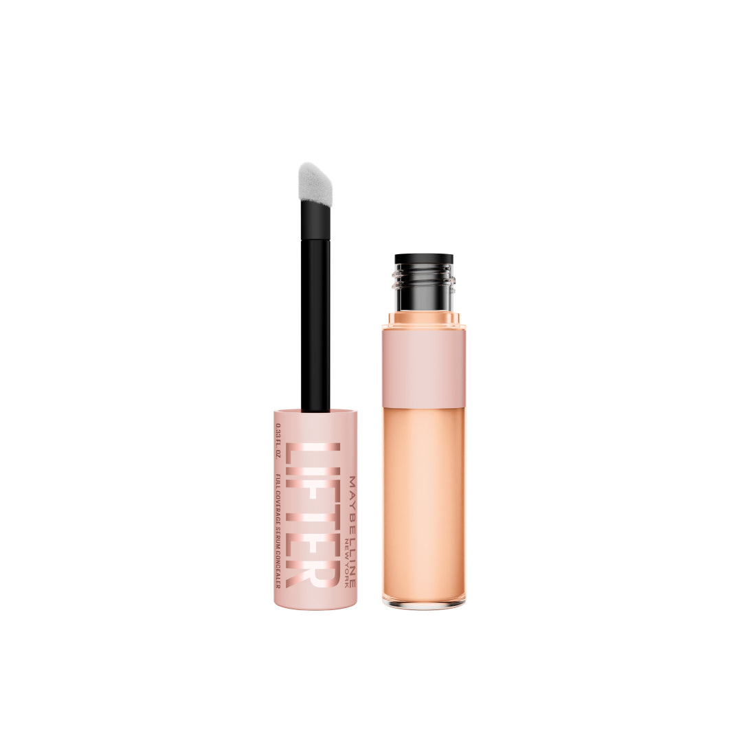 Maybelline New York Lifter Serum Concealer, Full Coverage, Includes 2% Peptides + Caffeine to Hydrate & Brighten Under Eyes 45 Lebanon