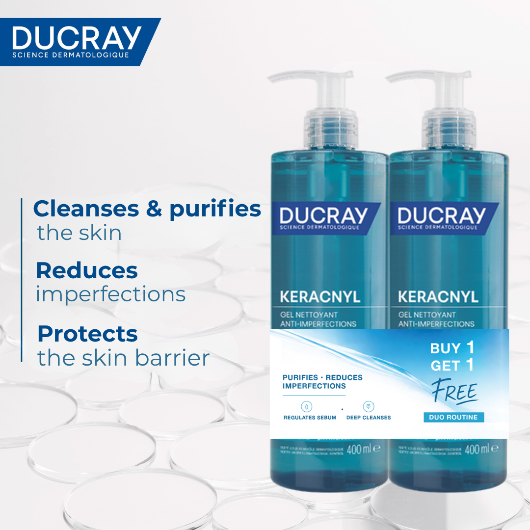 Buy One Get One Ducray Keracnyl Foaming Gel 400ml