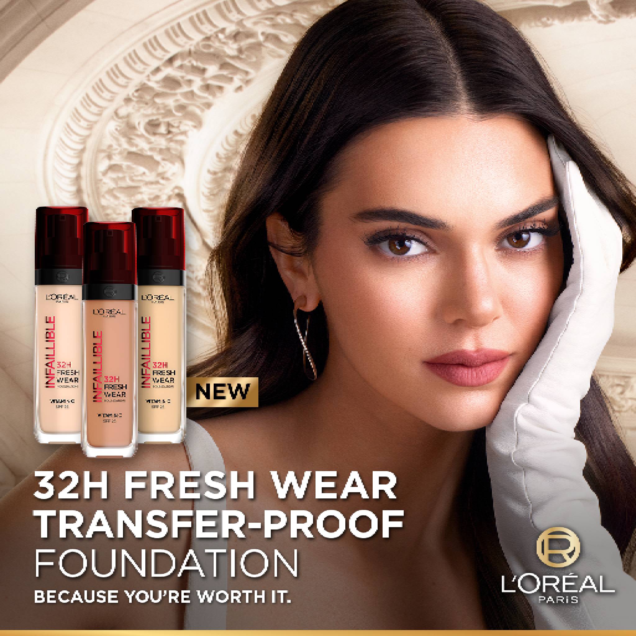 Makeup Infaillible 32H Freshwear Longwear Liquid Foundation, Vitamin C, SPF25