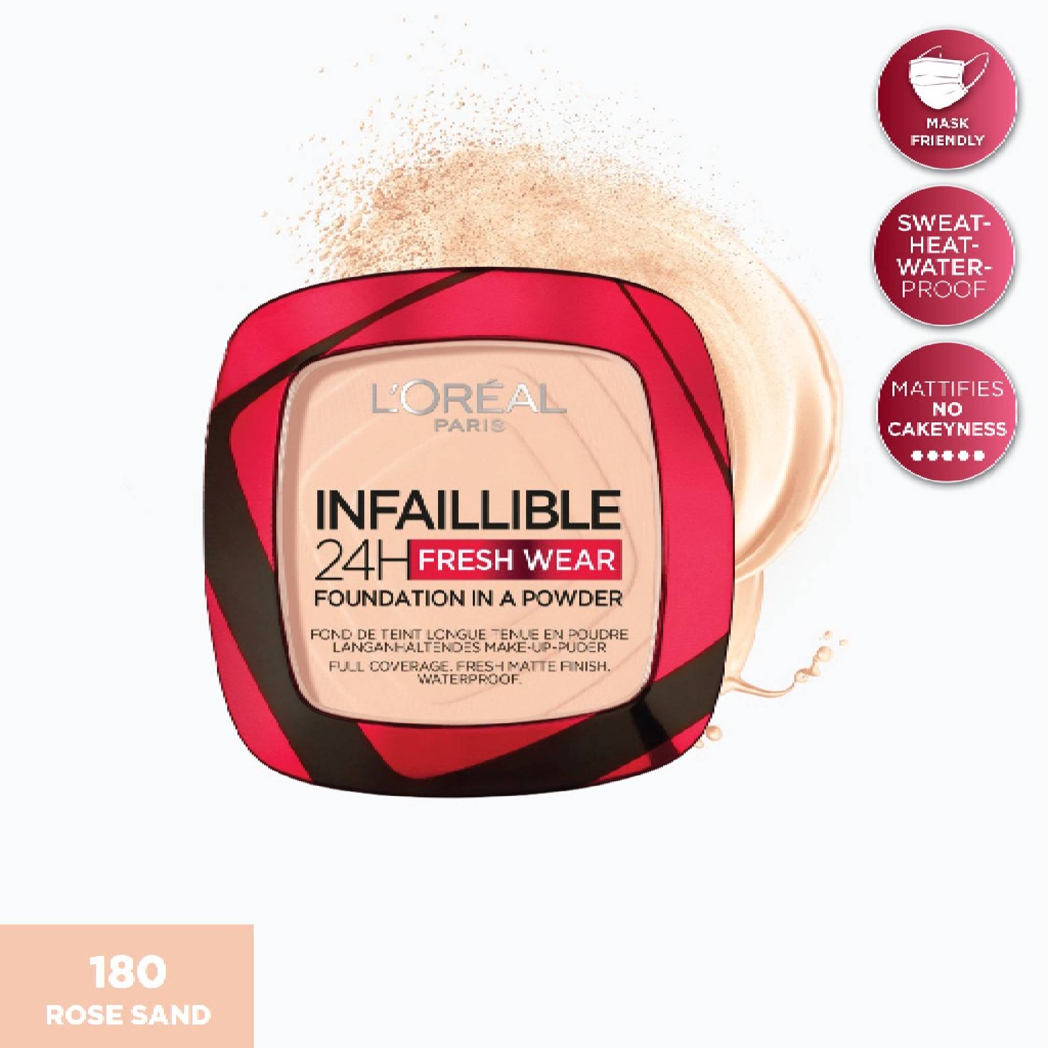 Infallible Fresh Wear Foundation in a Powder, Up to 24H Wear