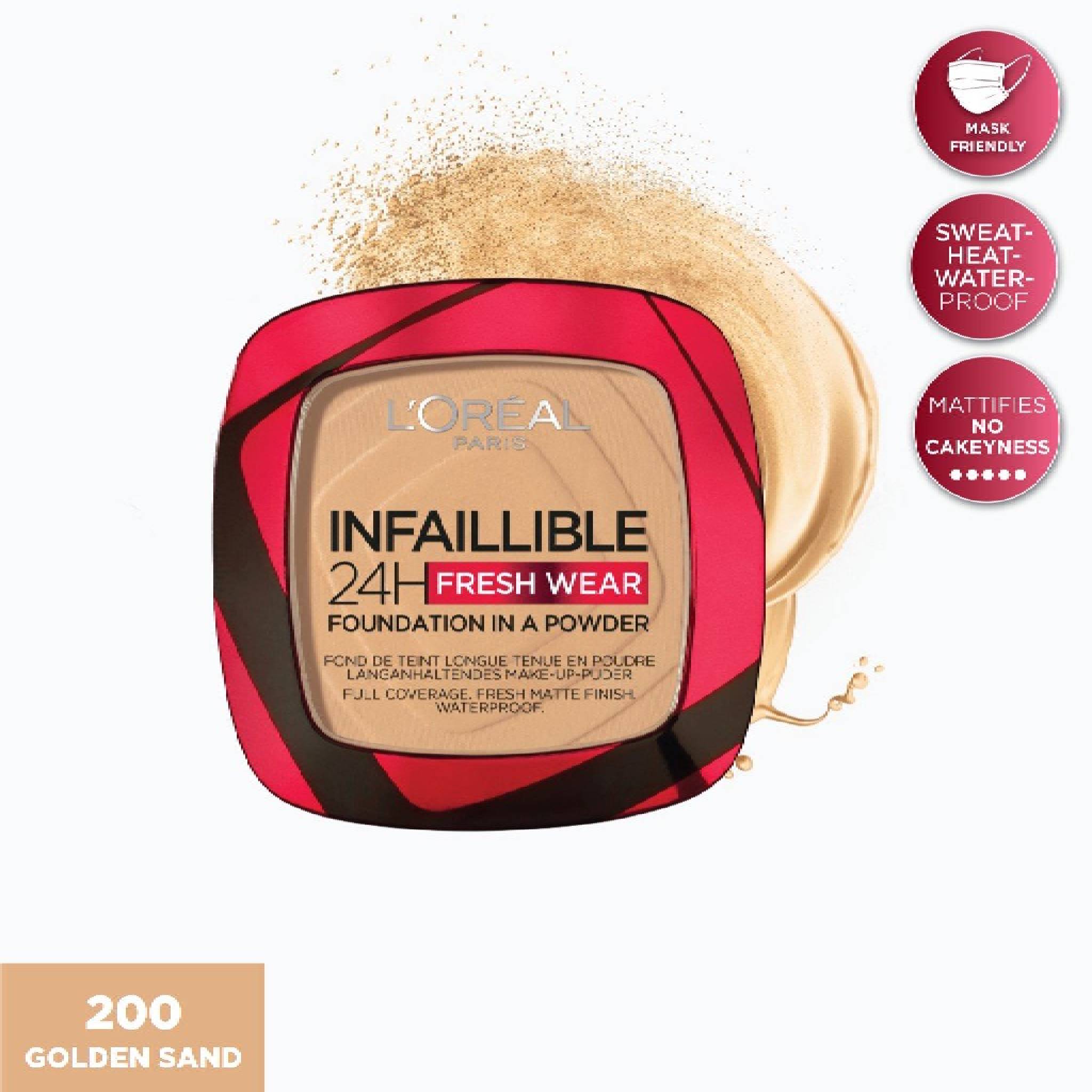 Infallible Fresh Wear Foundation in a Powder, Up to 24H Wear
