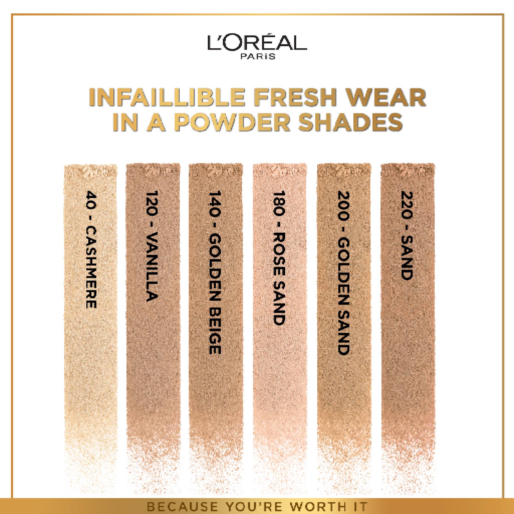 Infallible Fresh Wear Foundation in a Powder, Up to 24H Wear