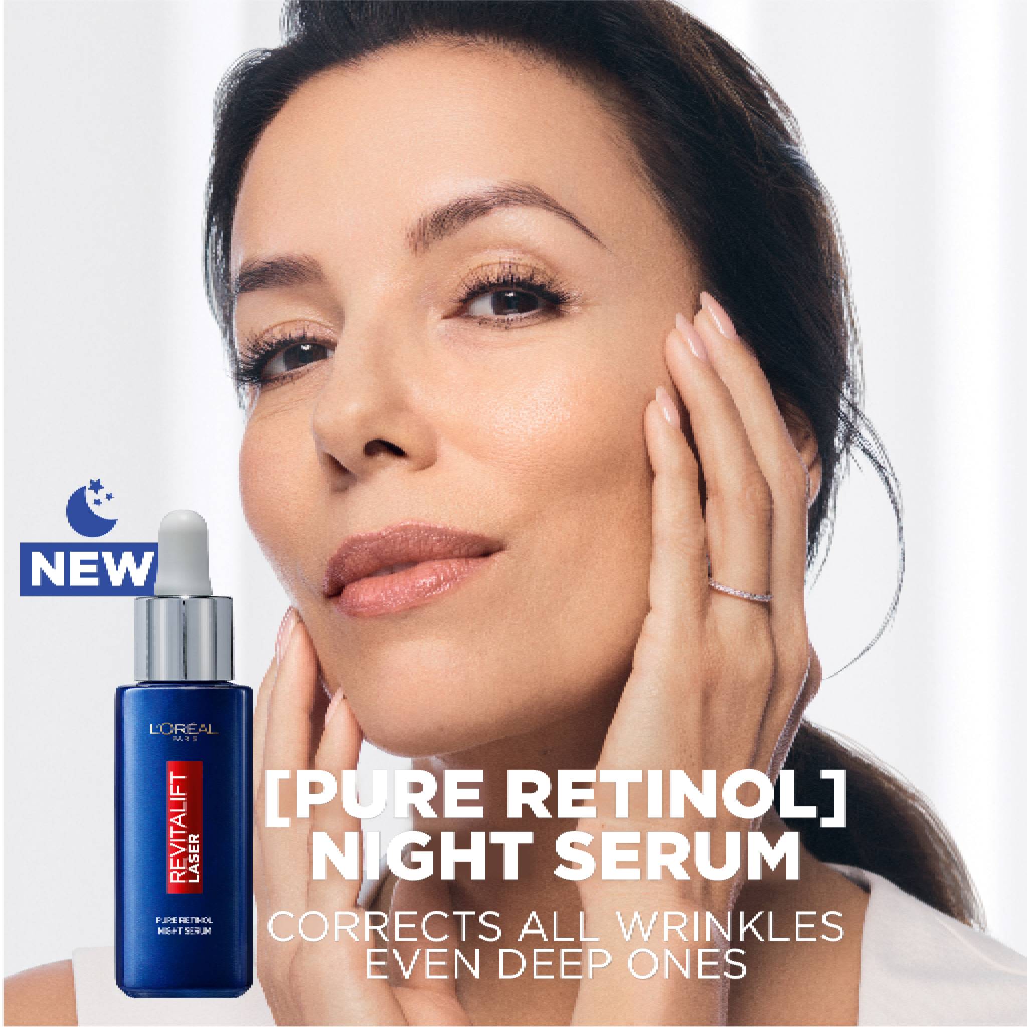 Revitalift Retinol Night Serum For Face, With 0.2% Pure Retinol, Moisturizes Skin and Eliminates Deep Wrinkles, For All Skin Types