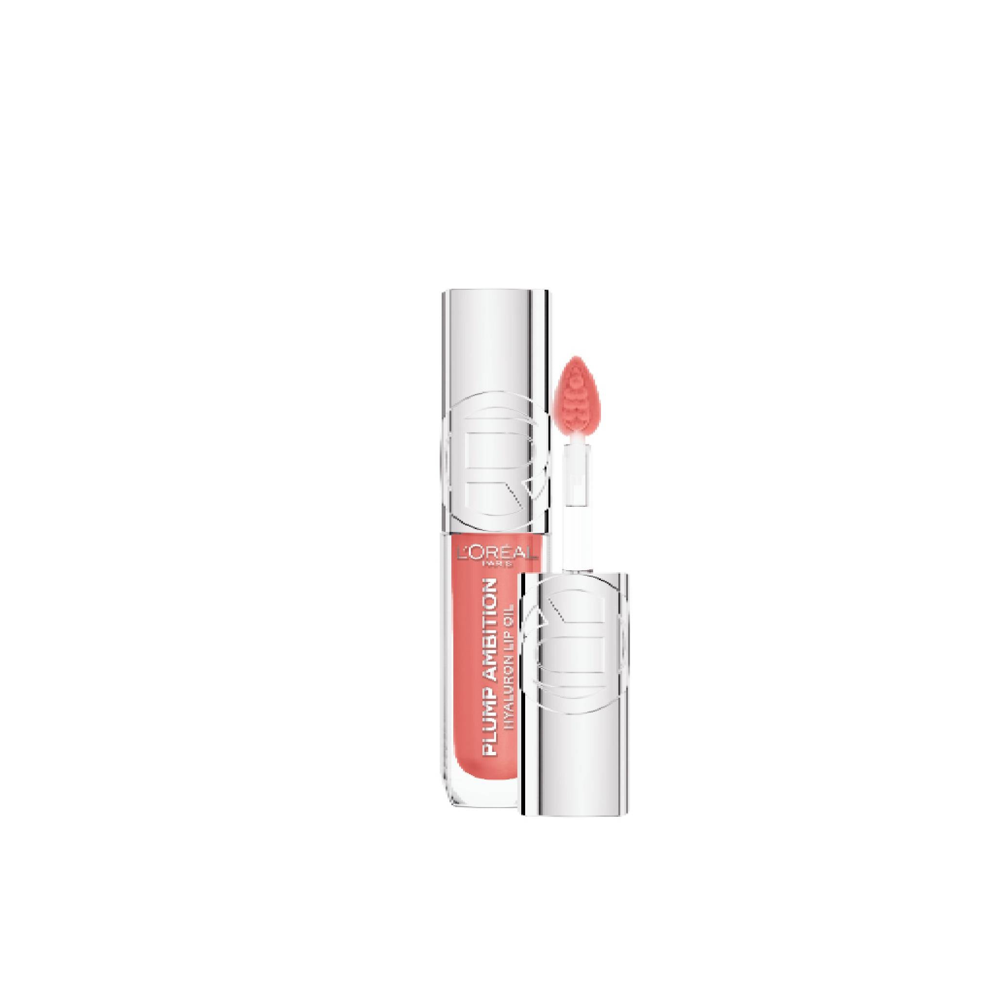 Plump Ambition Hyaluron Lip Oil, 24HR Hydration and Volumizing Shine