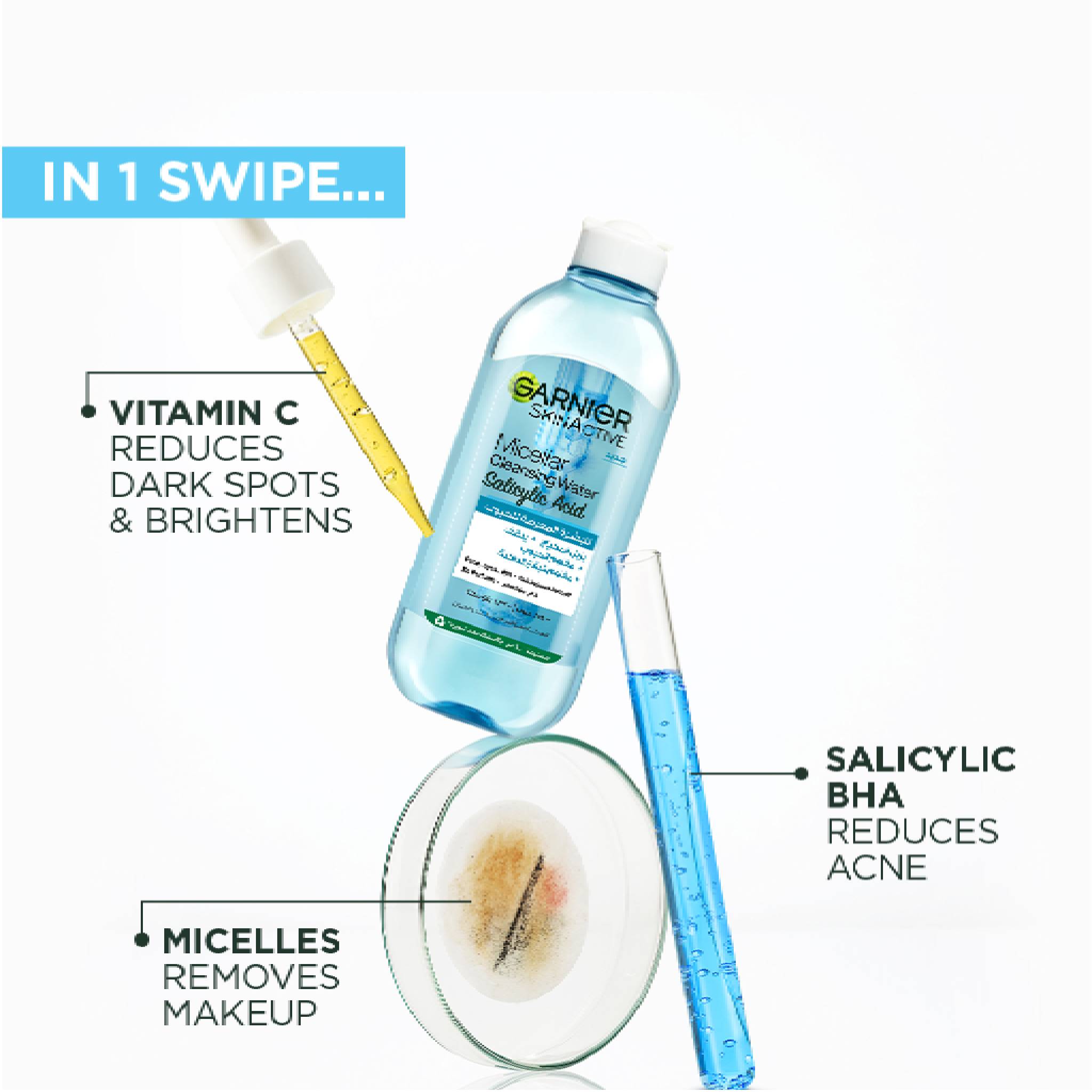 Fast Clear Micellar Water With Salicylic Acid For Acne Prone Skin
