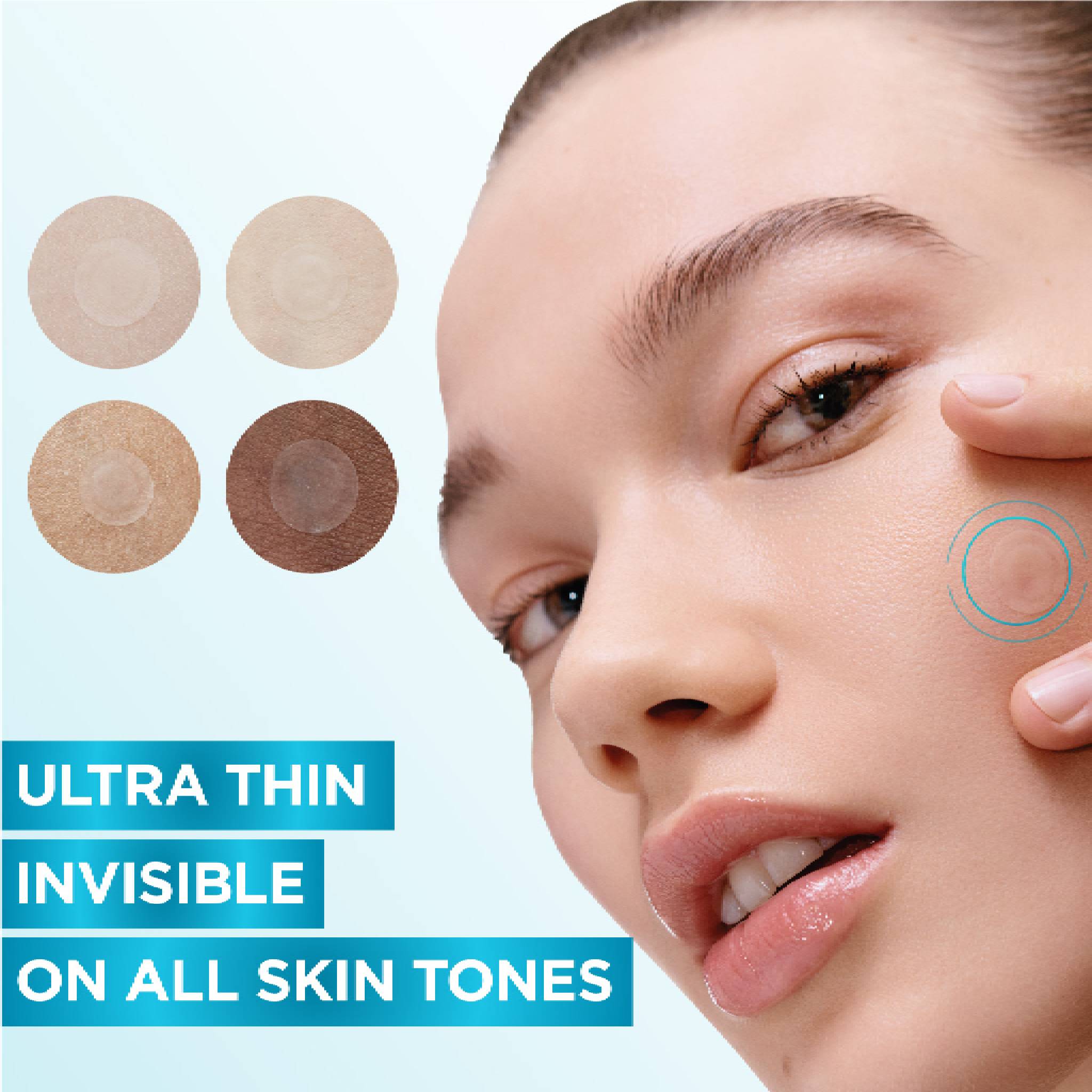 Skin Active Fast Clear Invisible Pimple Patch 8 Hours Hydrocolloid