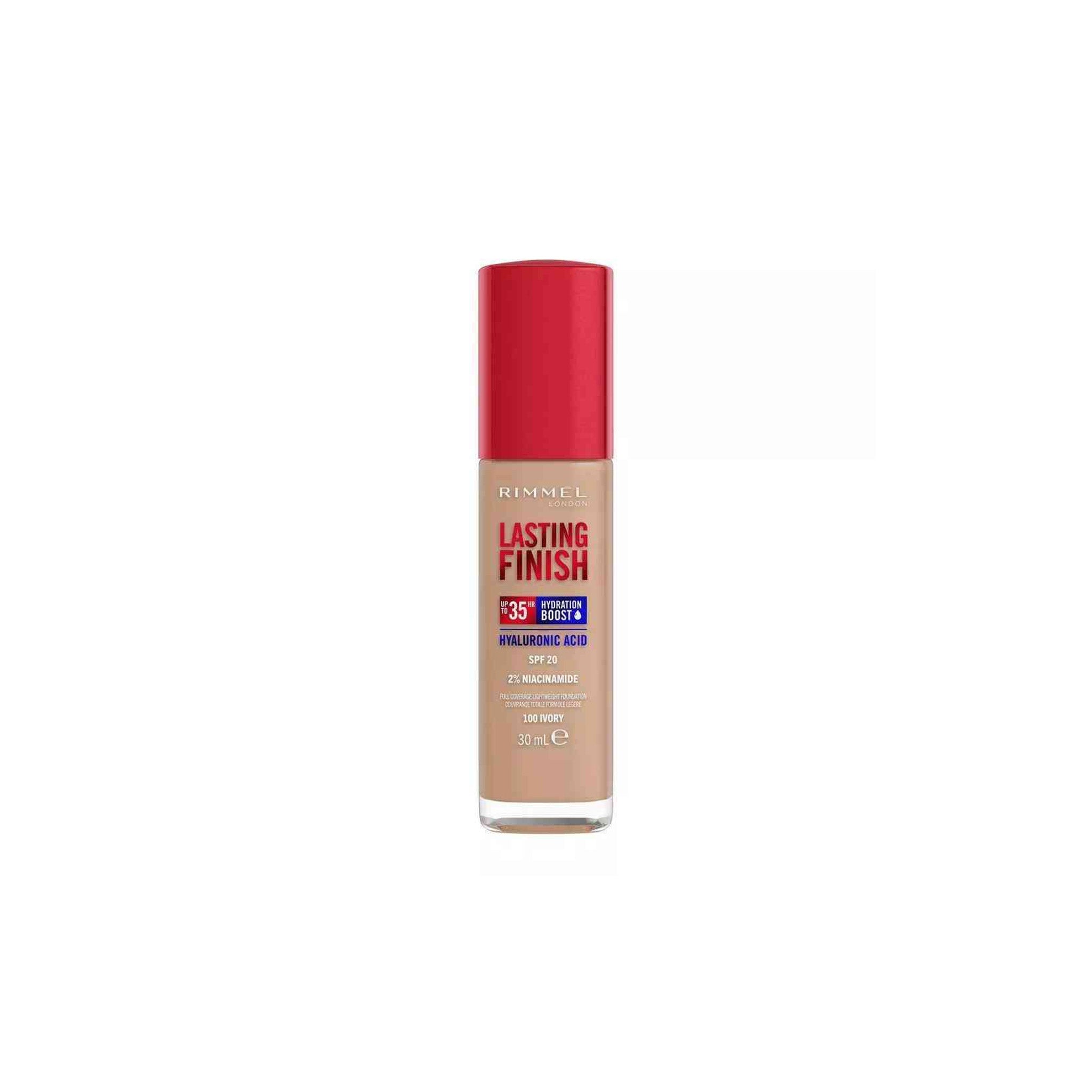 Rimmel London Lasting Finish Nude Foundation 100 Ivory Lebanon