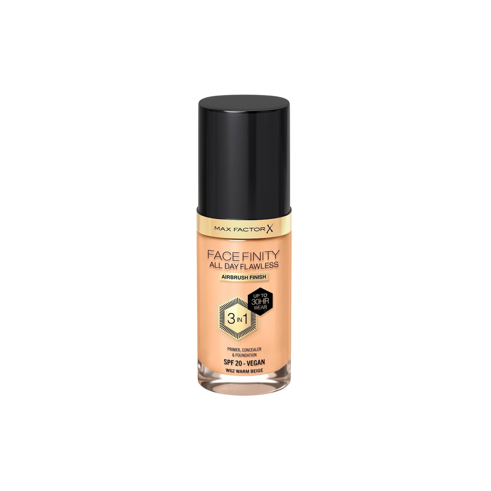 Facefinity All Day Flawless Vegan 3 in 1 Foundation