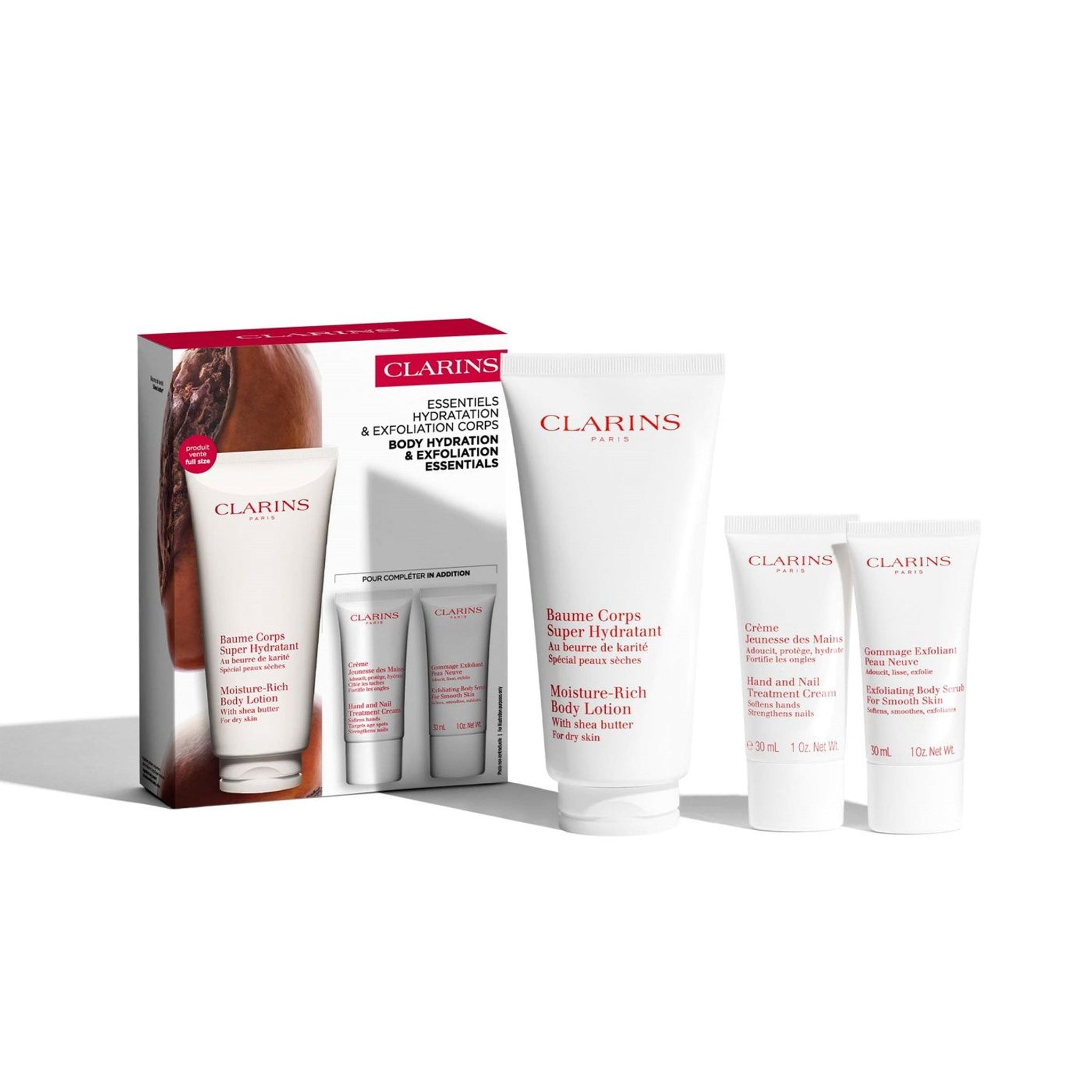 Clarins Body Hydration & Exfoliation Essentials Lebanon