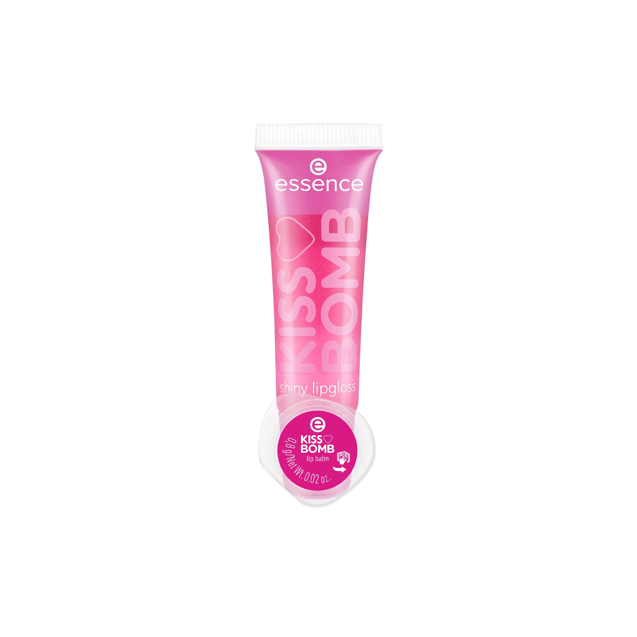 Kiss Bomb Shiny Lipgloss & Lip Balm