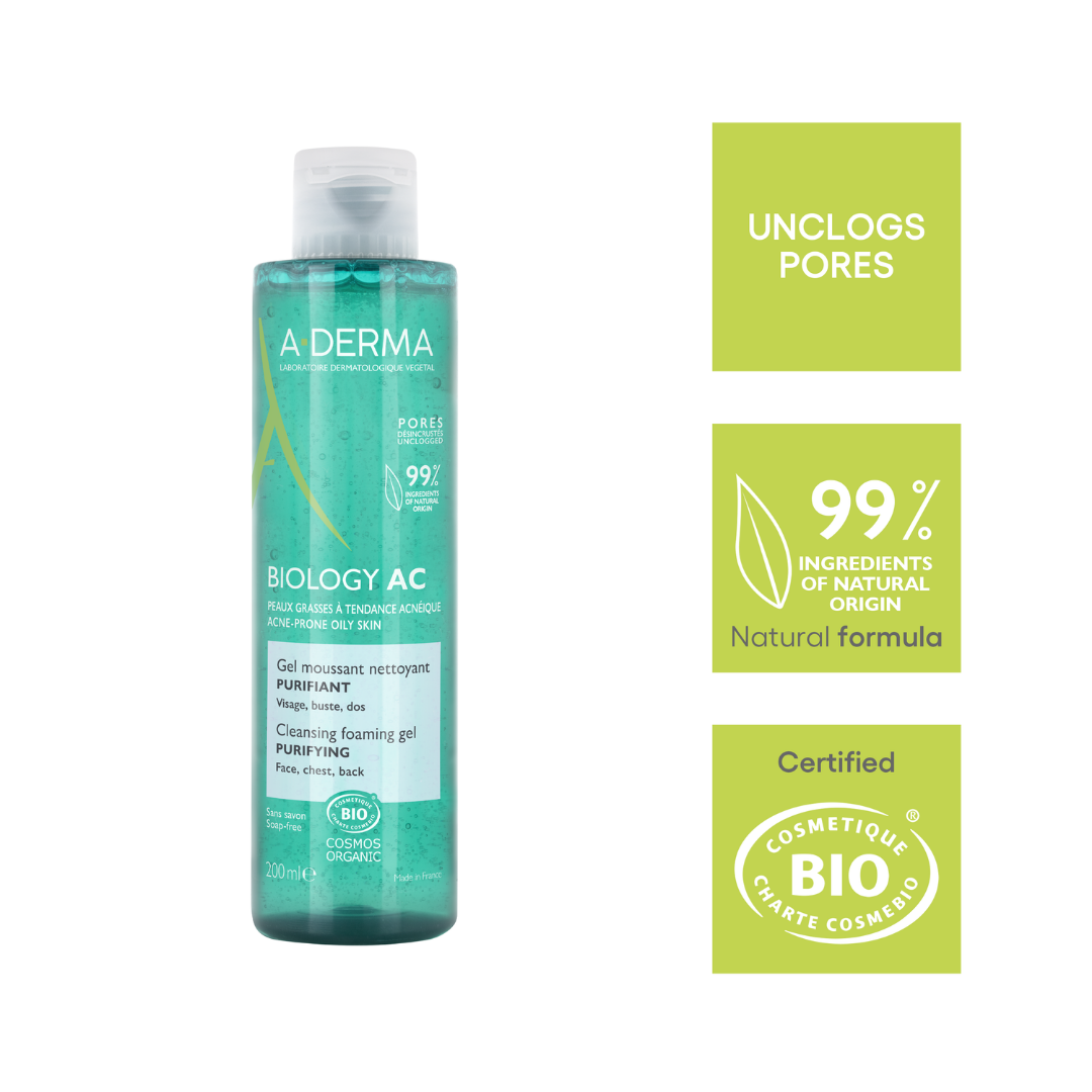 Buy One Get One free A-Derma Biology AC foaming gel 200ml