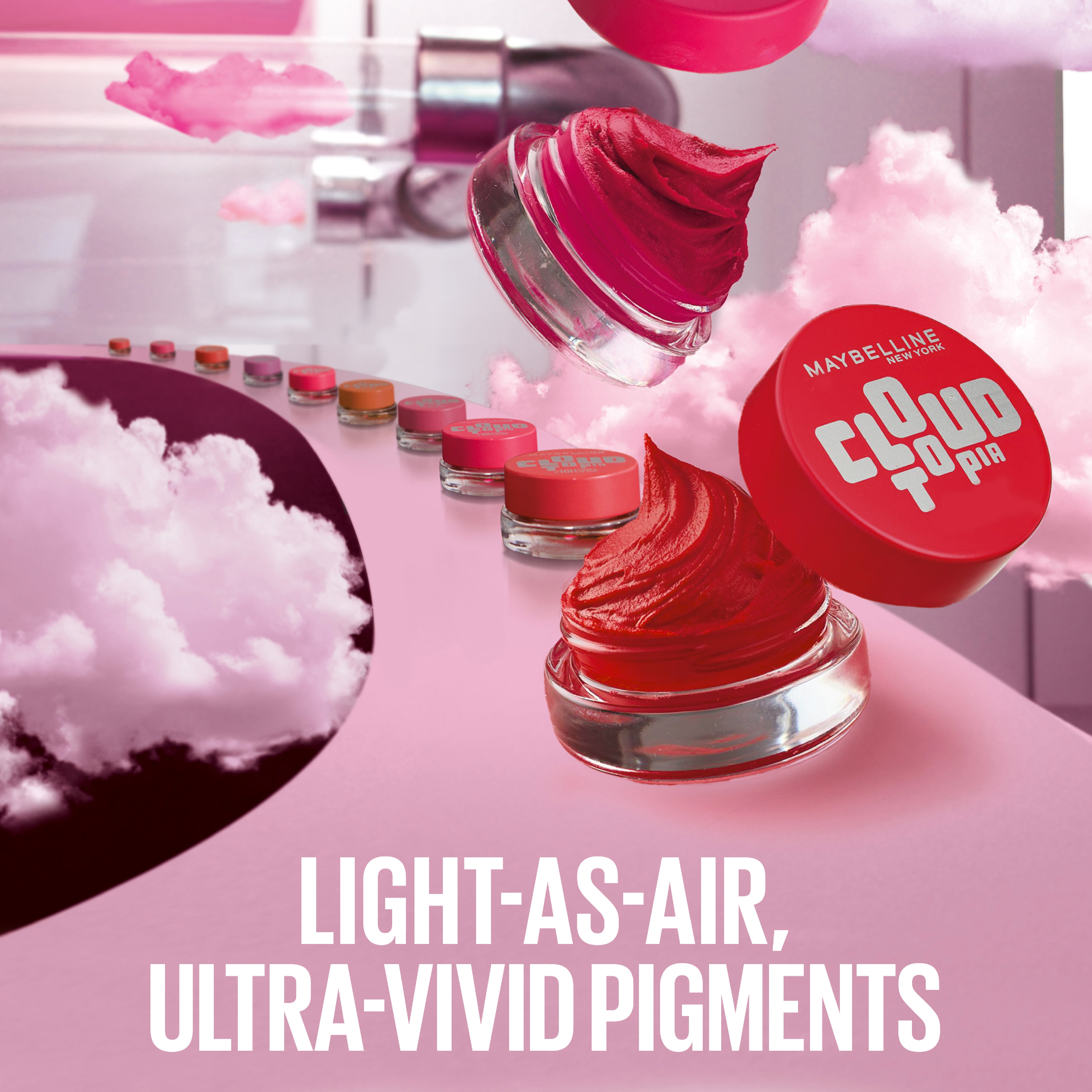 Cloudtopia Blush for Cheeks and Lip Mousse, Ultra-Vivid, Pigmented Formula for Up to 14HR of Blush and Lip Makeup Color