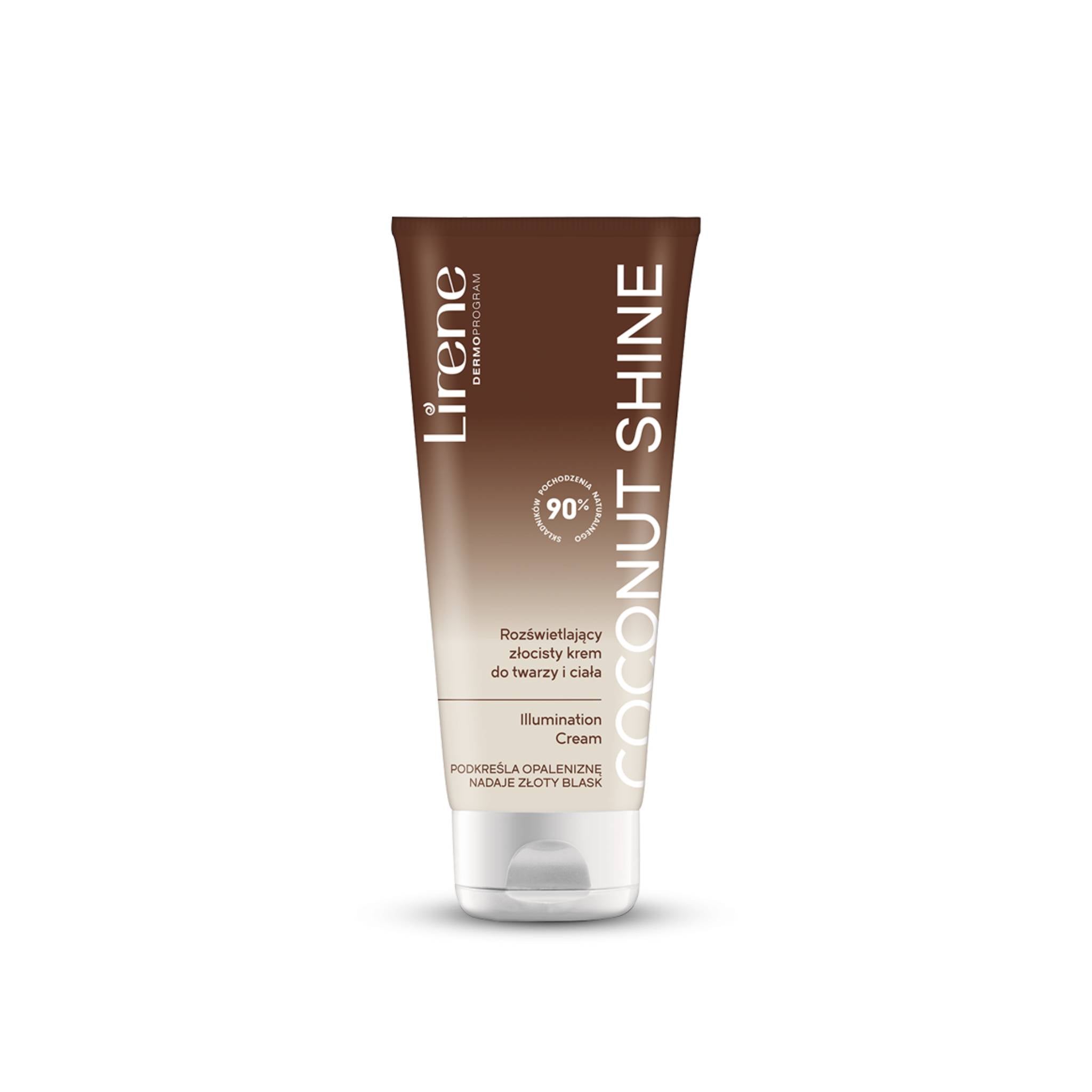 PERFECT TAN Illuminating Golden Body and Face Cream Coconut Shine