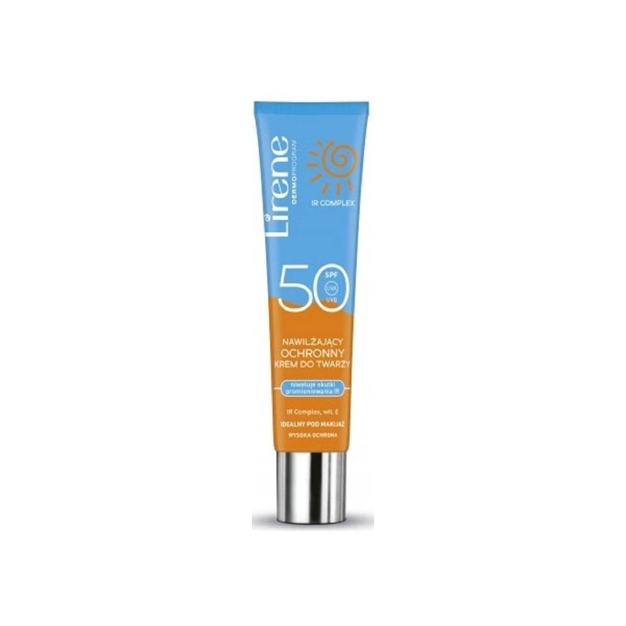 Moisturizing And Protective Face Cream SPF50 UVA-UVB-IR