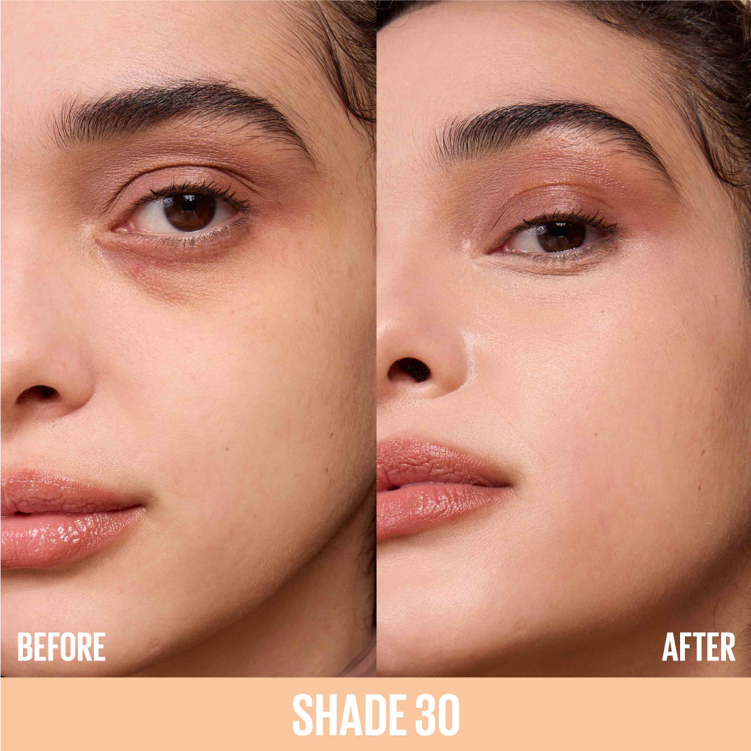 Lifter Serum Concealer, Full Coverage, Includes 2% Peptides + Caffeine to Hydrate & Brighten Under Eyes