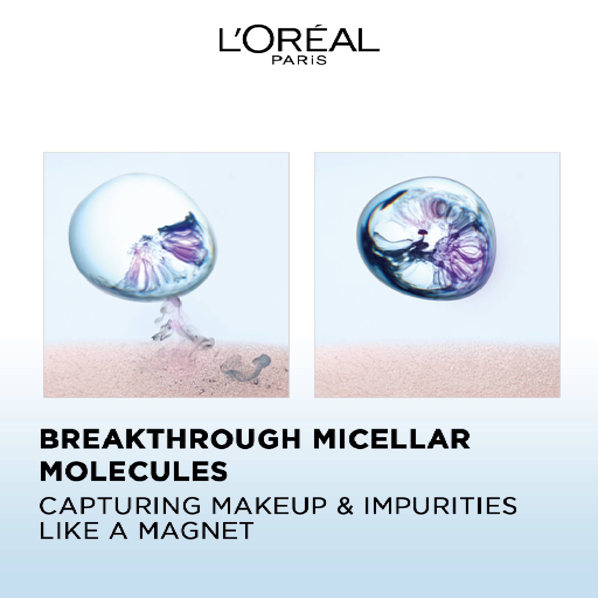 3-in-1 Refreshing Micellar Water, deep cleansing moisturize micellar for dry to normal skin