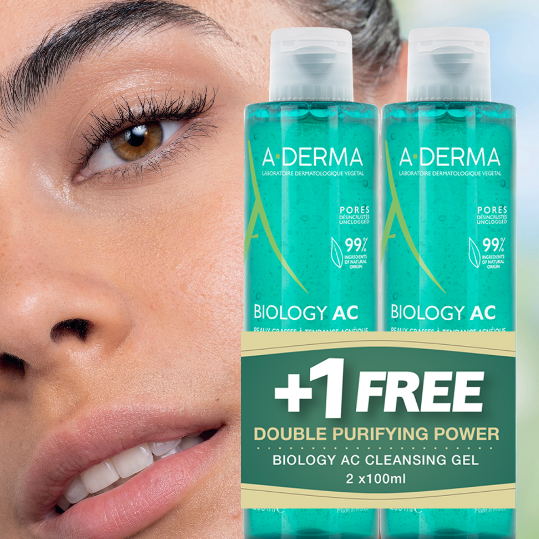 Buy One Get One free A-Derma Biology AC foaming gel 200ml