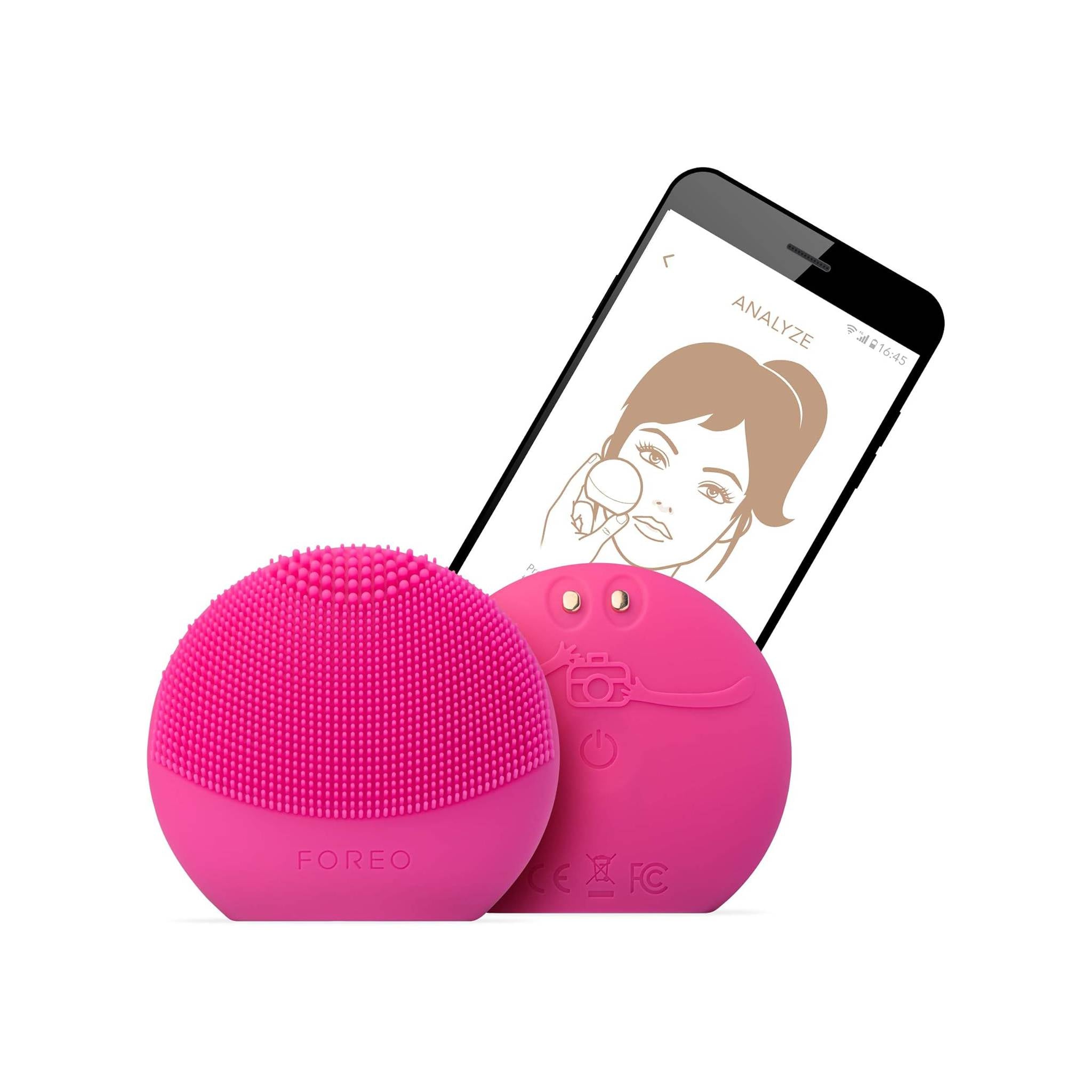 Luna Fofo Smart Facial Cleansing Massager and Skin Analyzer