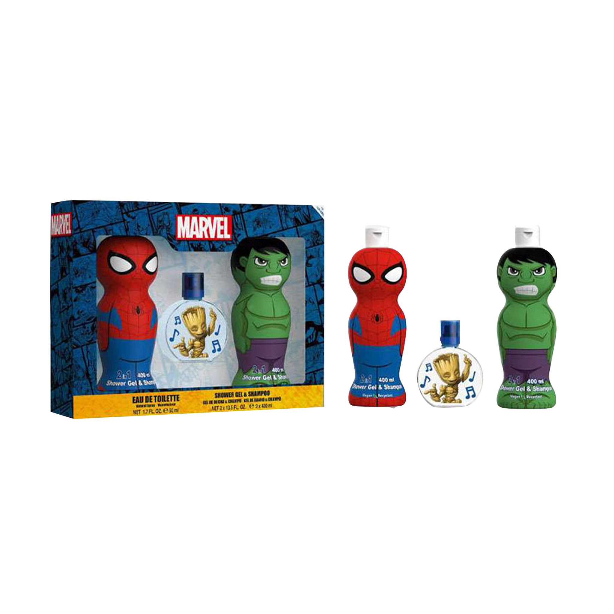 Spiderman and Hulk Gift Set