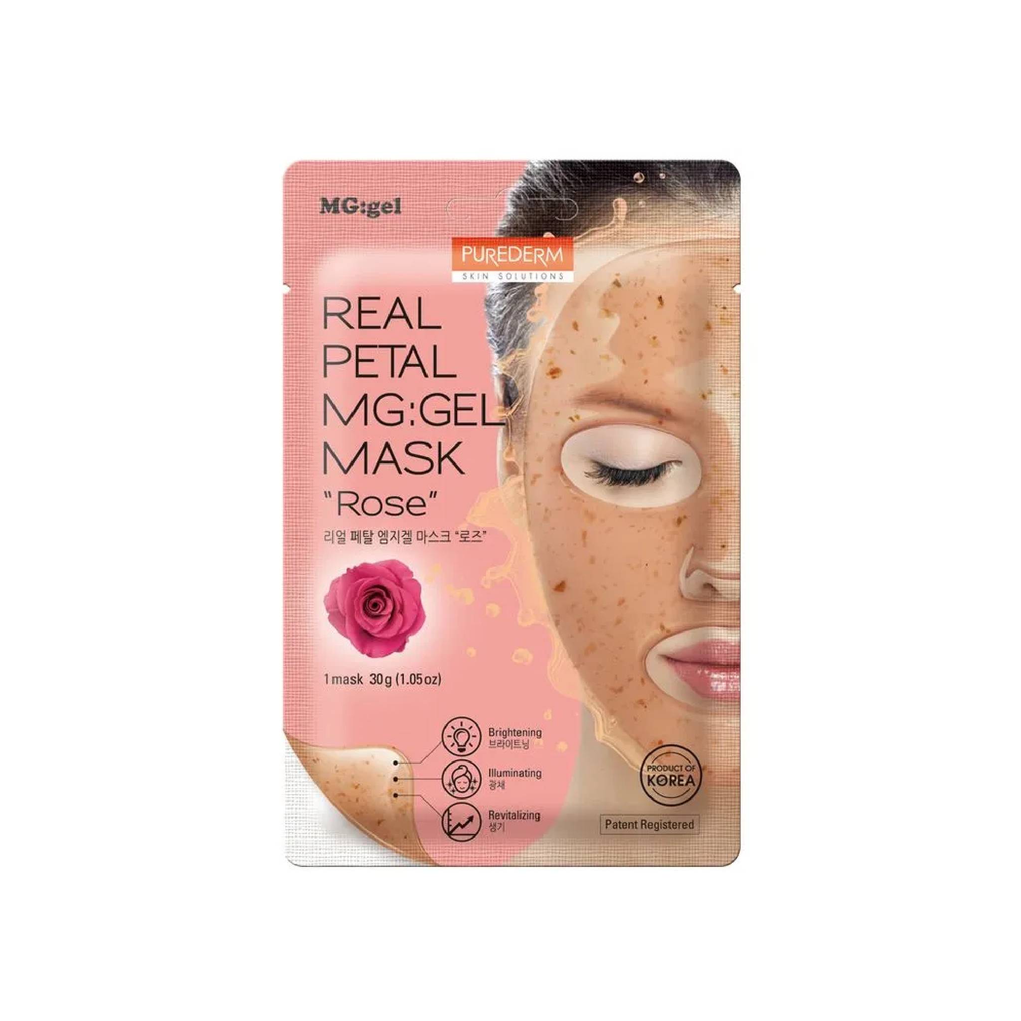 Purederm Real Petal MG Gel Mask Rose
