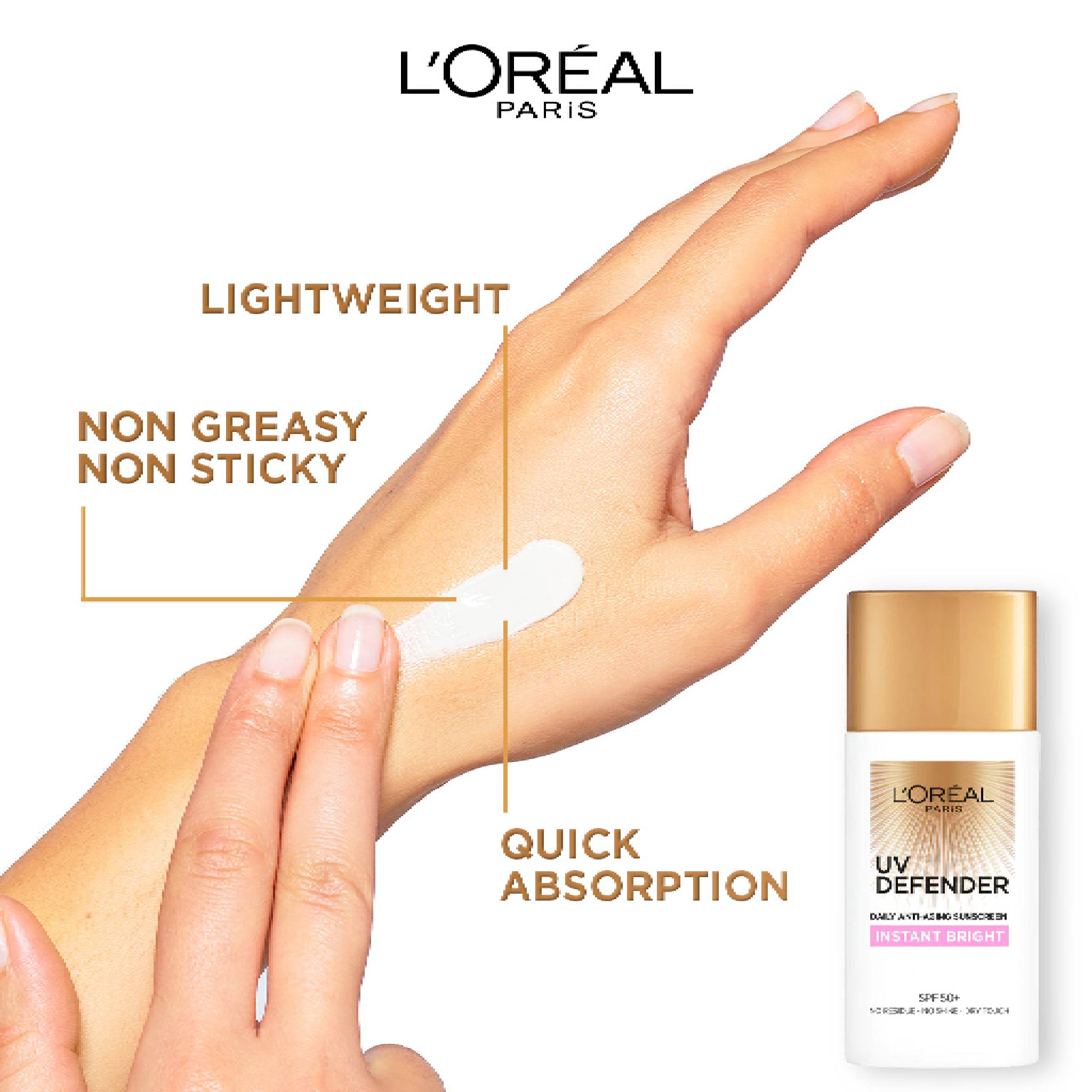 UV Defender Sunscreen SPF50+/PA++++ -Instant Bright