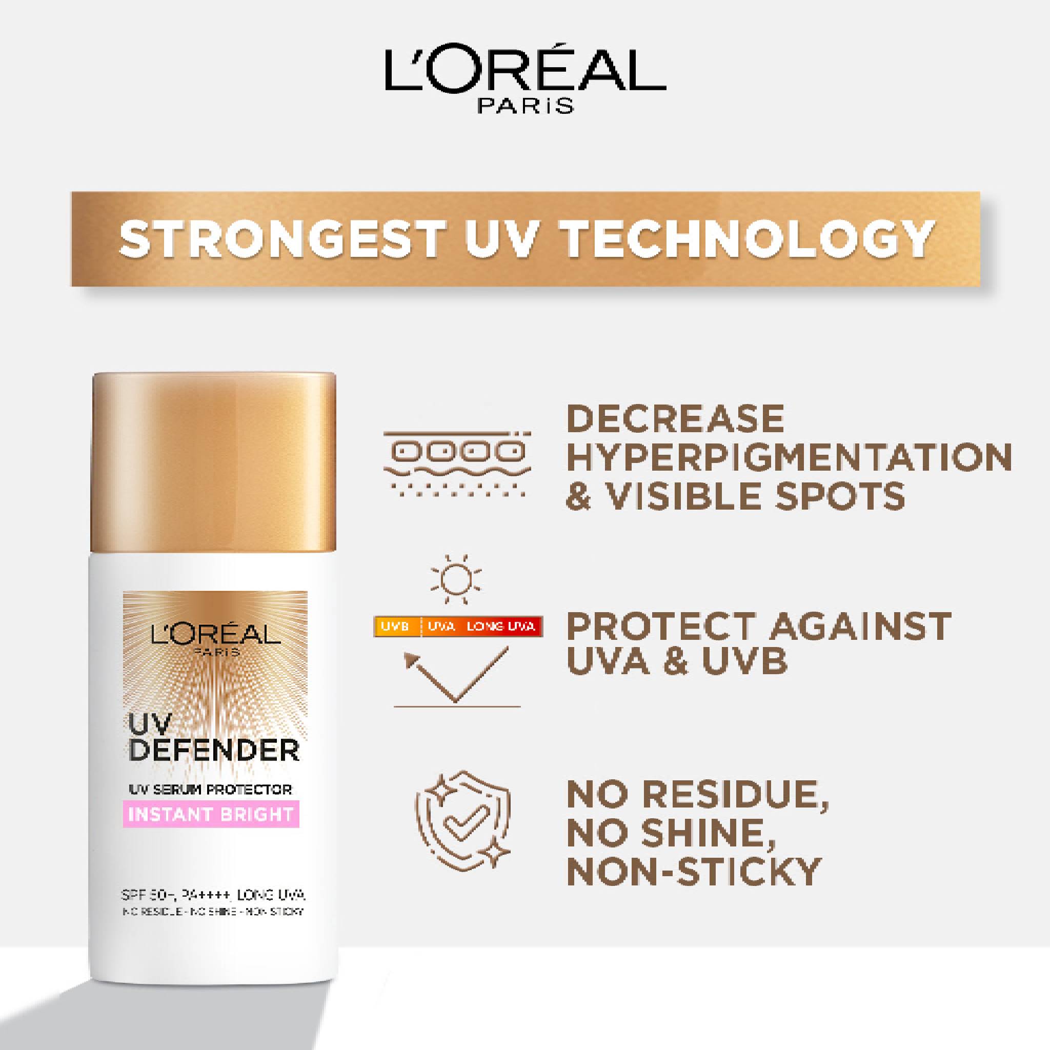 UV Defender Sunscreen SPF50+/PA++++ -Instant Bright