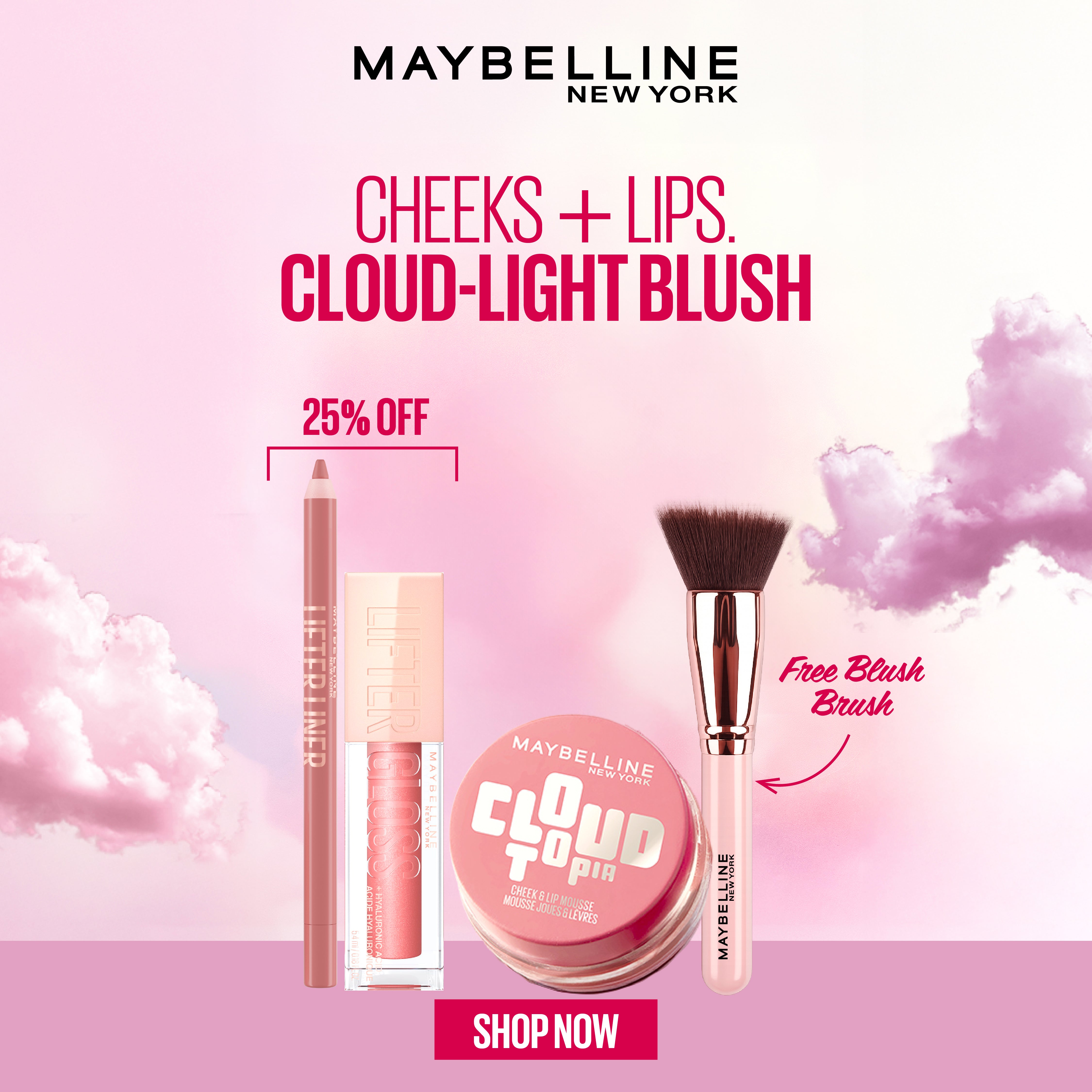 Cloudtopia Lip & Cheek Perfection Trio