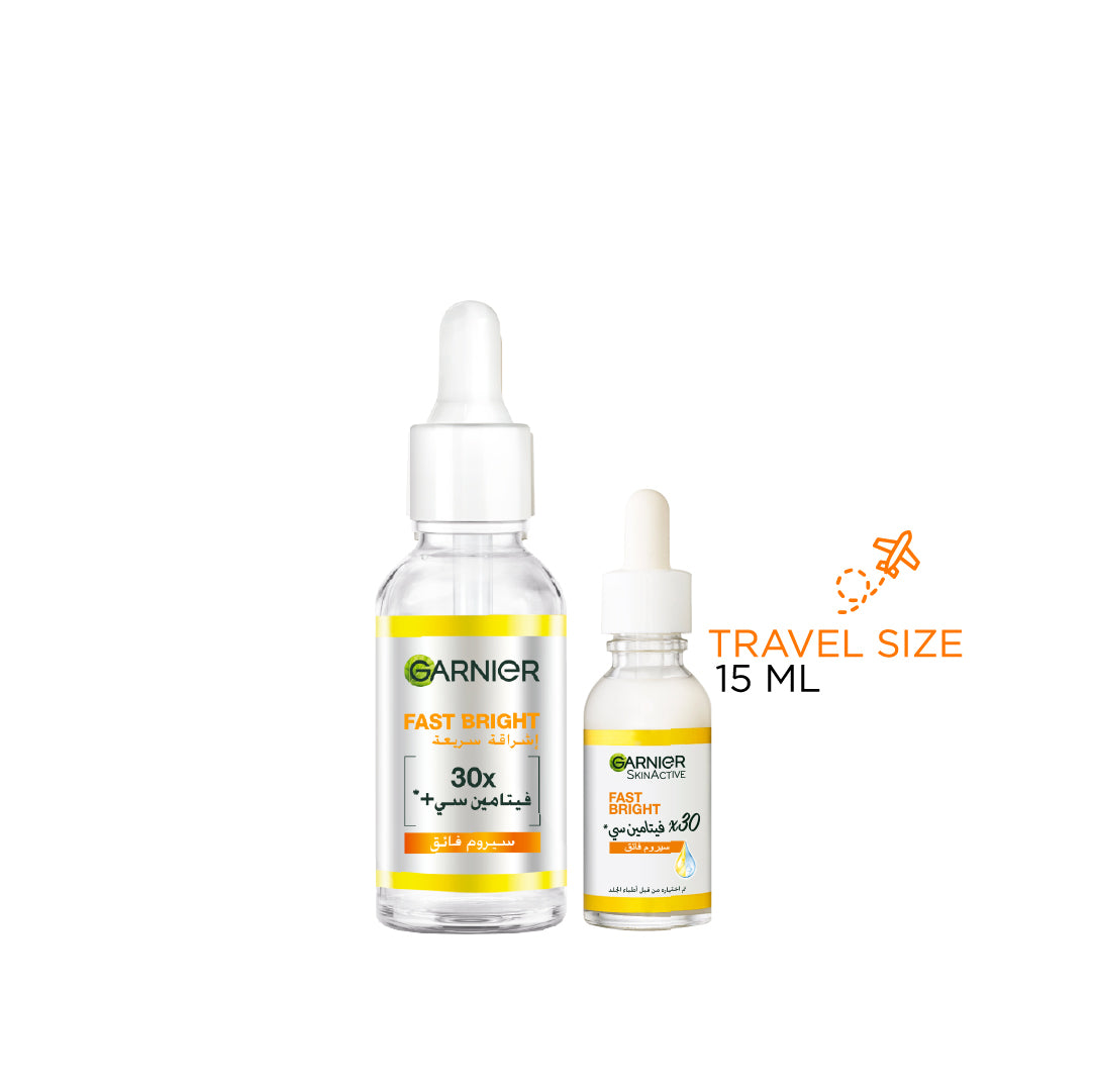 Skin Active Fast Bright Vitamin C + Niacinamide 30x Brightening Booster Day Serum
