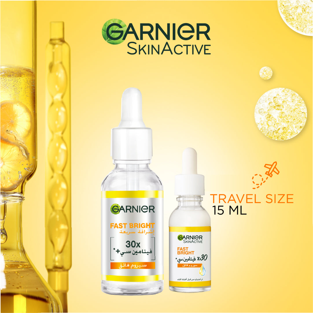 Skin Active Fast Bright Vitamin C + Niacinamide 30x Brightening Booster Day Serum