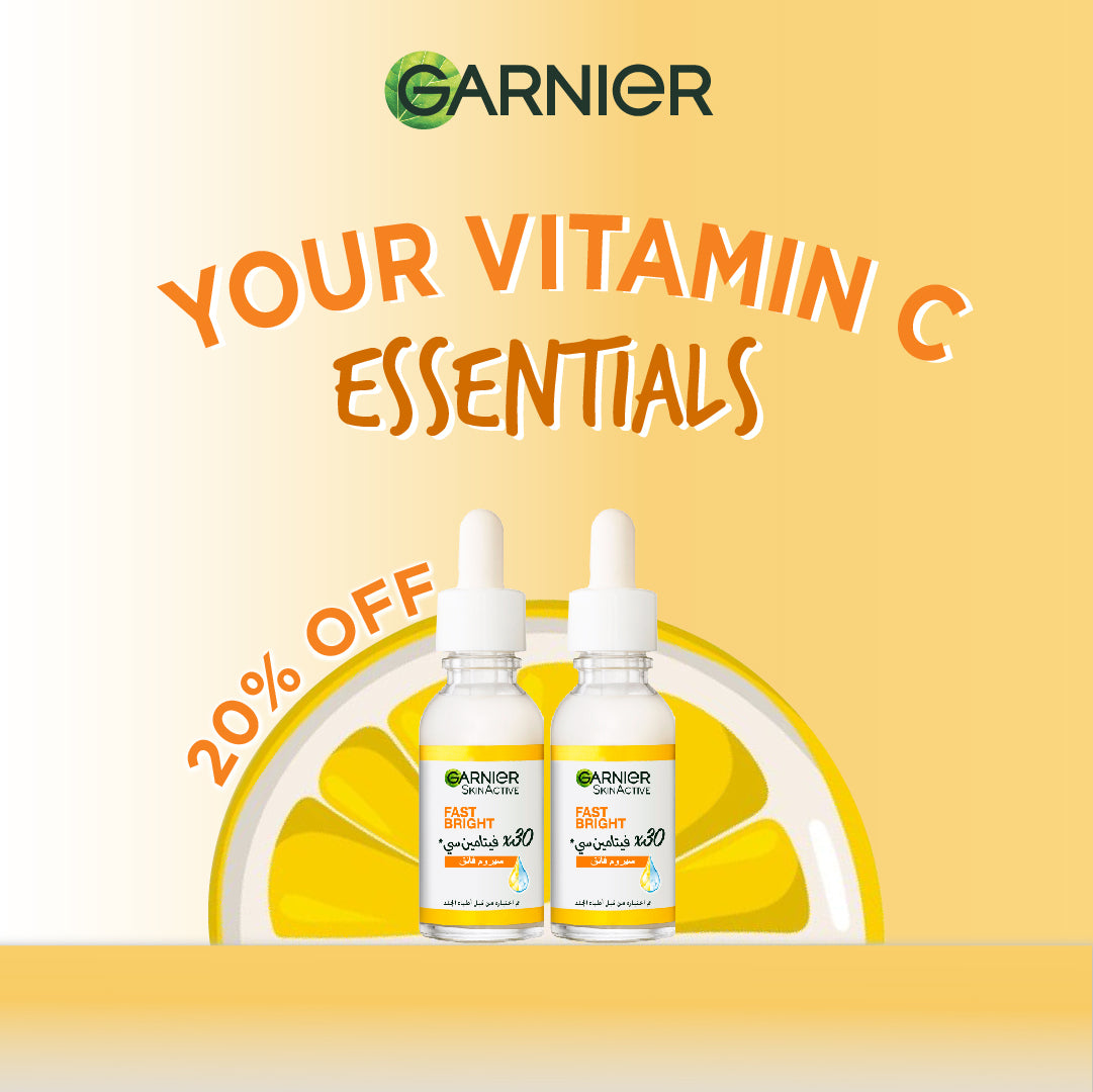 Skin Active Fast Bright Vitamin C + Niacinamide 30x Brightening Booster Day Serum Duo