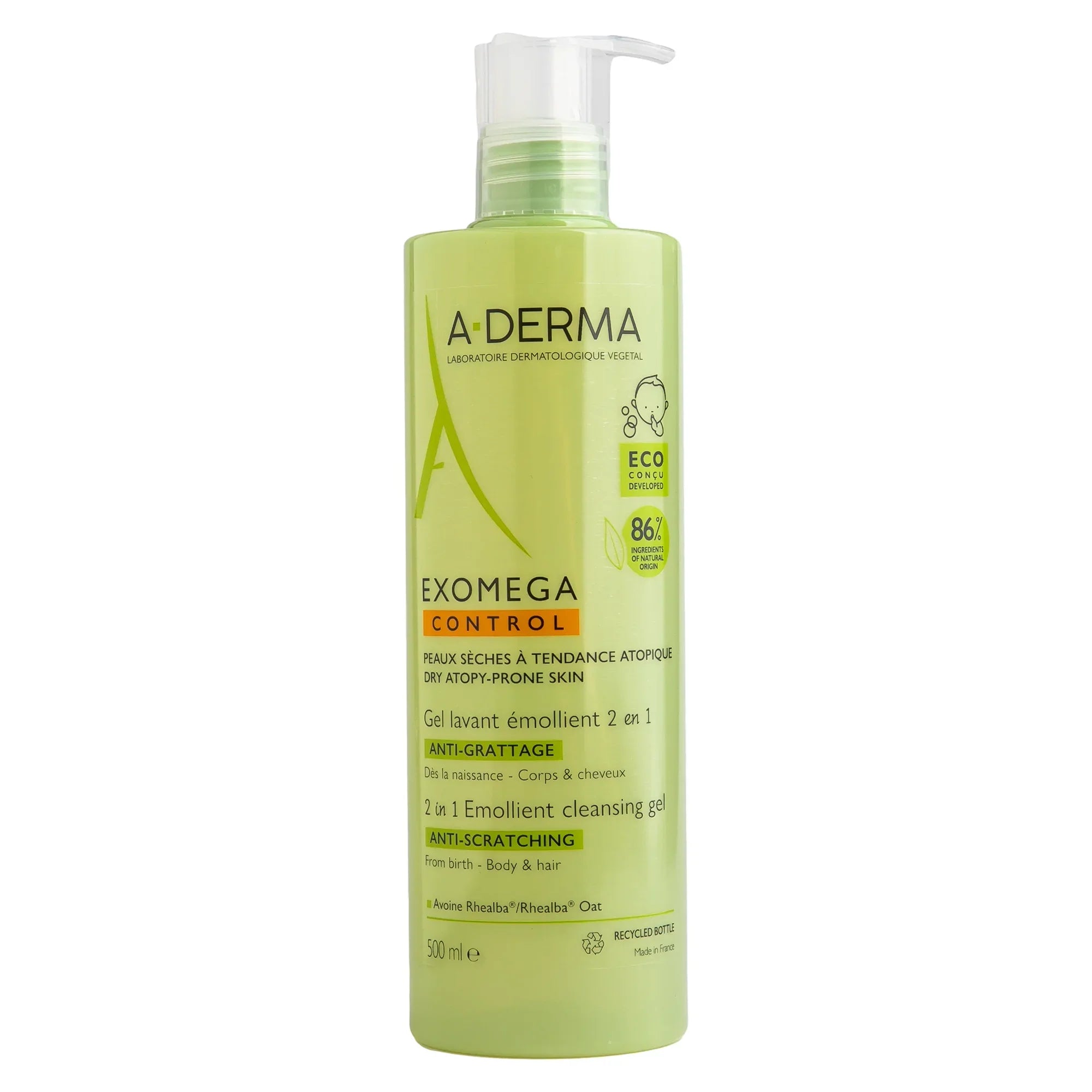 Exomega Control 2-In-1 Emollient Anti-Itch Cleansing Gel