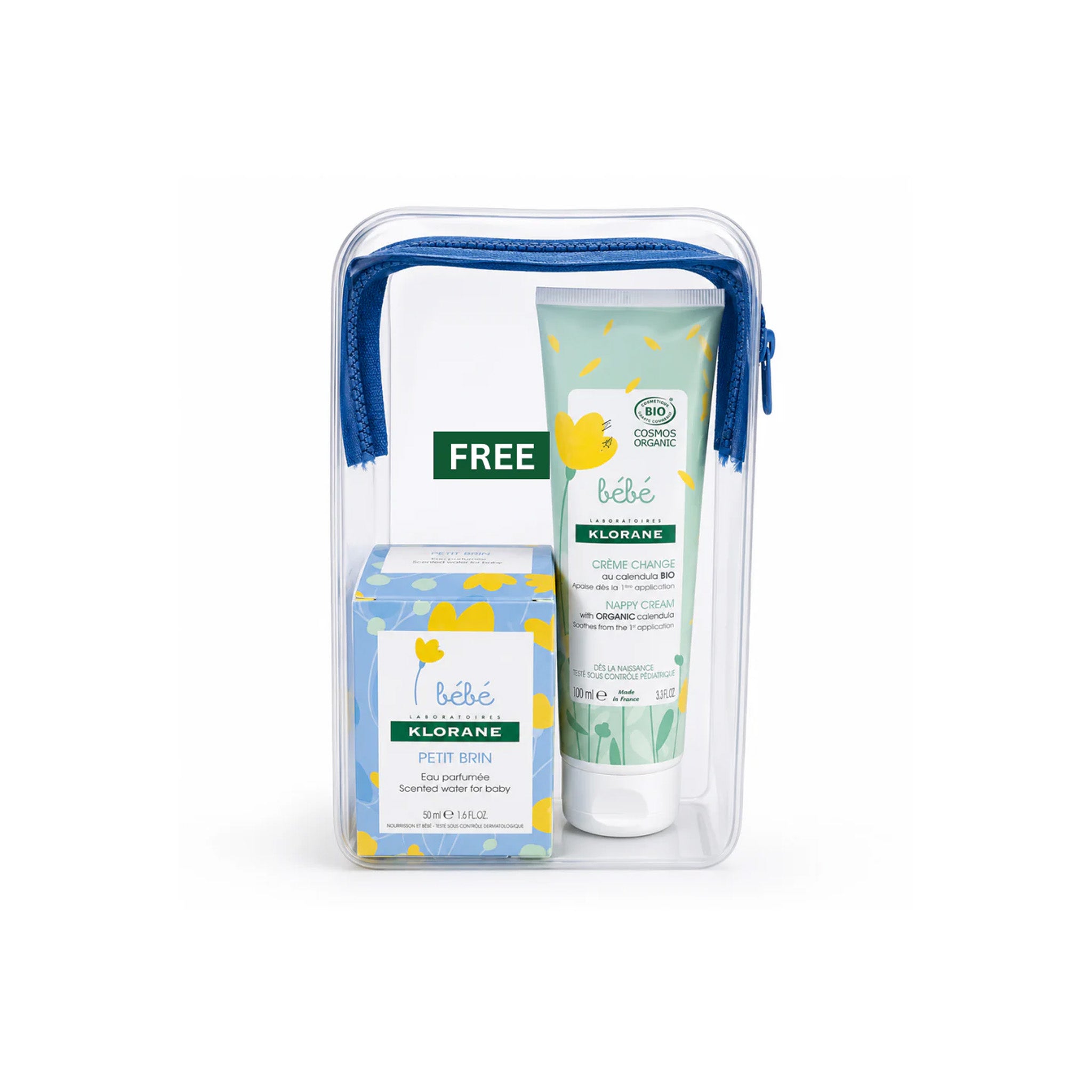 Buy Klorane Petit Brin Scented Water & get a FREE 100ml Organic Change Cream