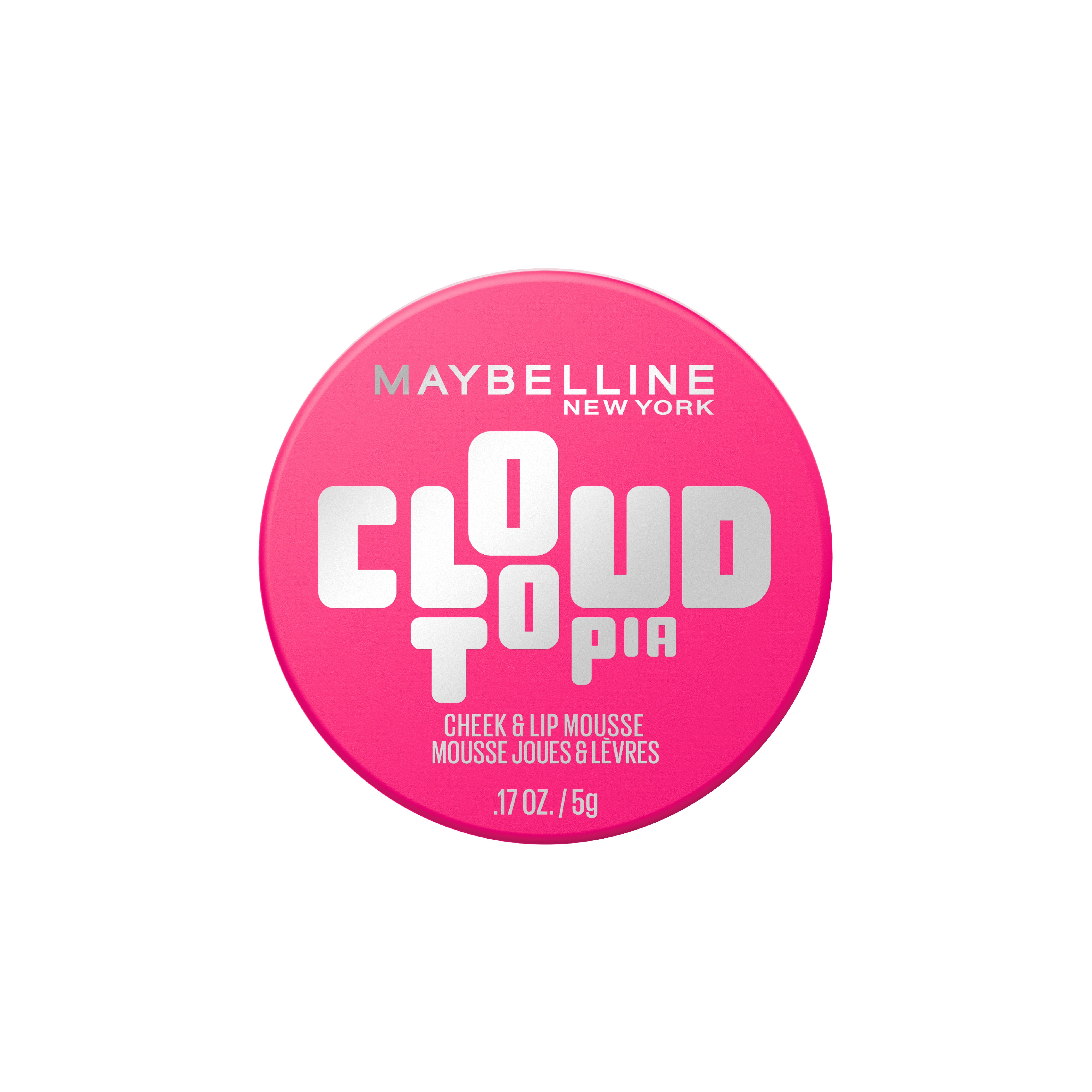 Maybelline New York Cloudtopia Blush for Cheeks and Lip Mousse, Ultra-Vivid, Pigmented Formula for Up to 14HR of Blush and Lip Makeup Color 08 Enchanted Mauve Lebanon