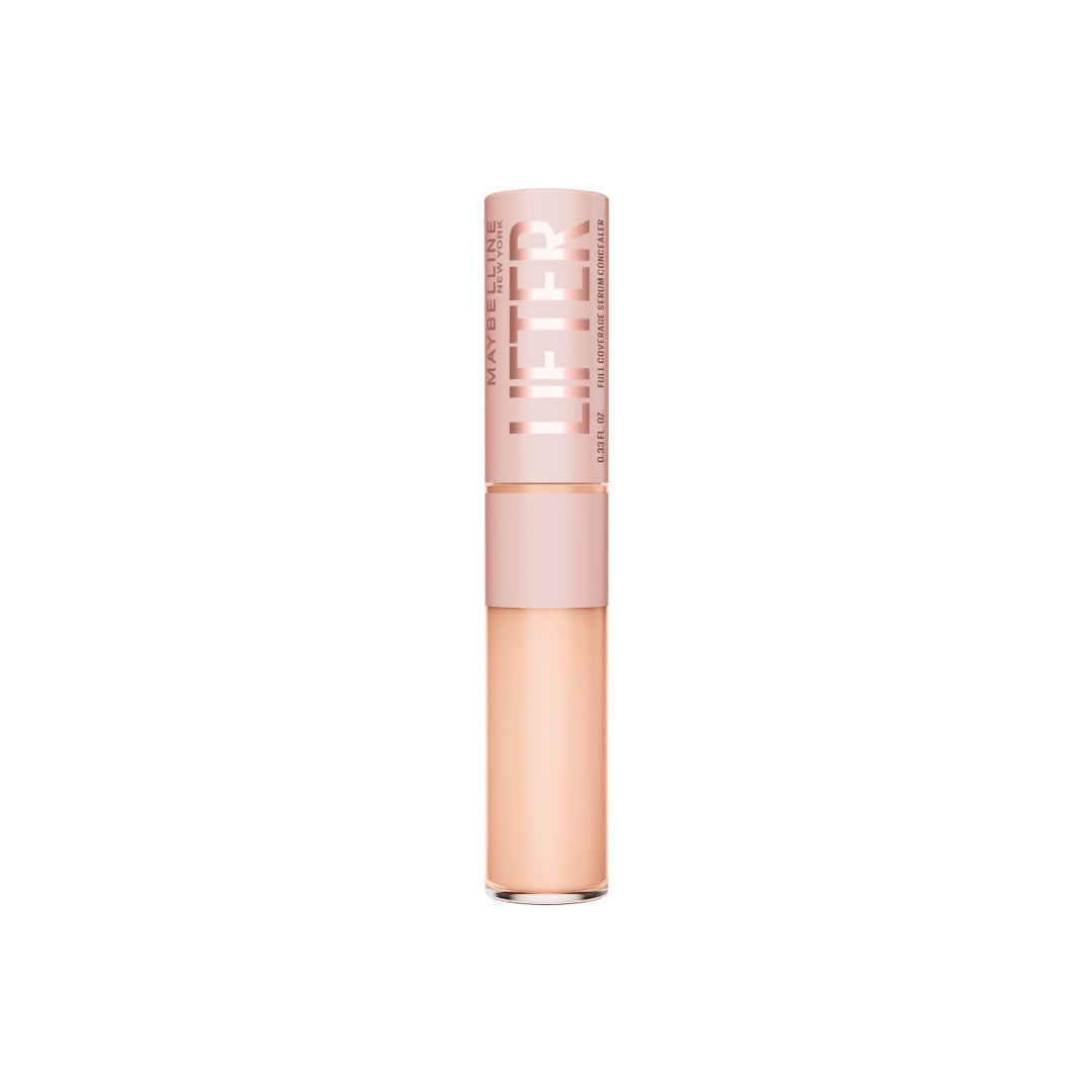 Lifter Serum Concealer, Full Coverage, Includes 2% Peptides + Caffeine to Hydrate & Brighten Under Eyes