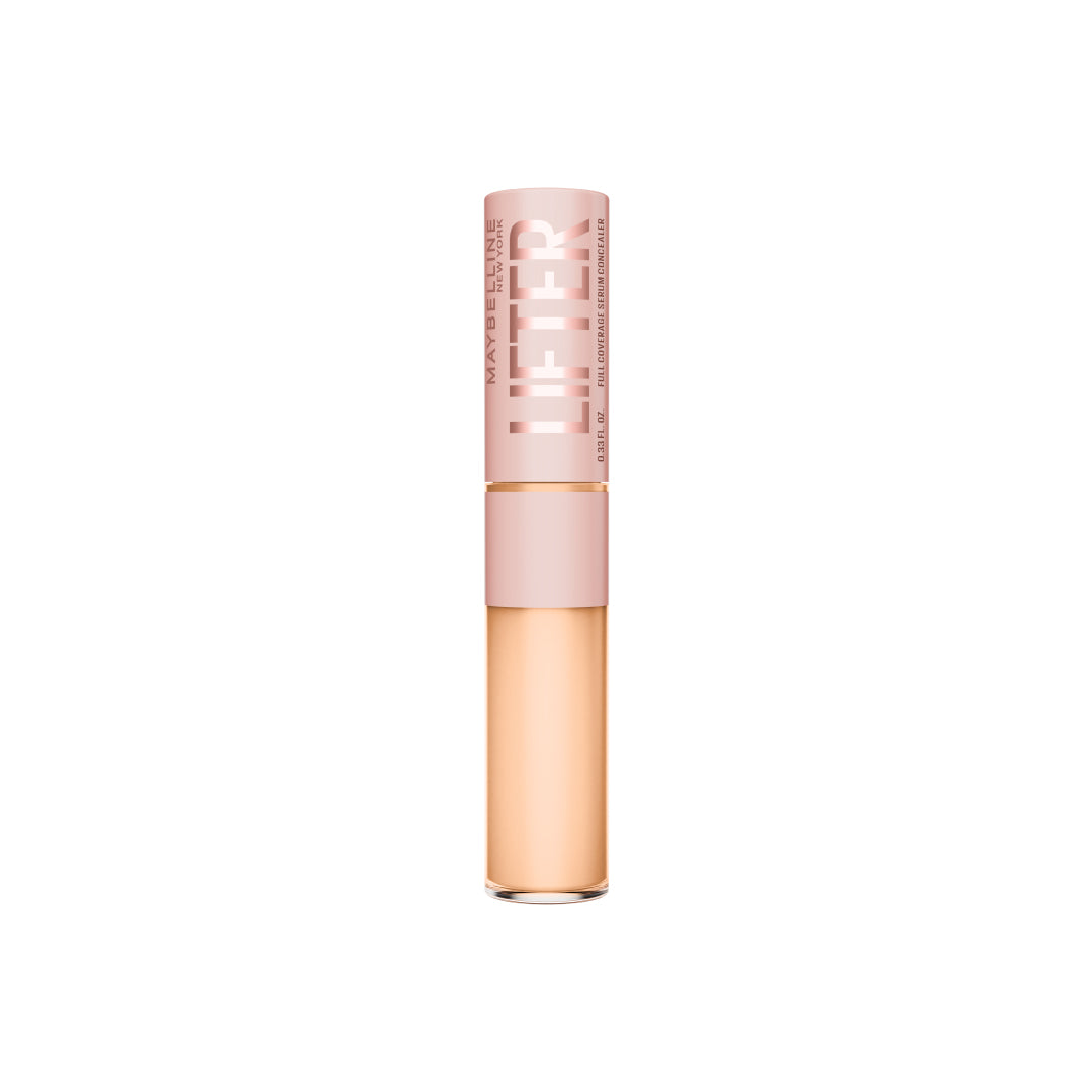 Lifter Serum Concealer, Full Coverage, Includes 2% Peptides + Caffeine to Hydrate & Brighten Under Eyes