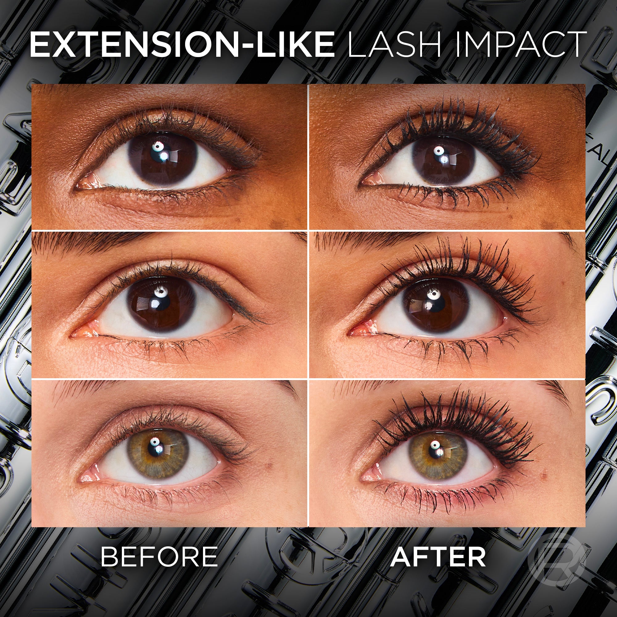 L’Oréal Paris Telescopic Extensionist Mascara for 24H Long-Lasting Curl, Volume, and Exceptional Lengthening Eyelashes with Eyelash-Extension Effect