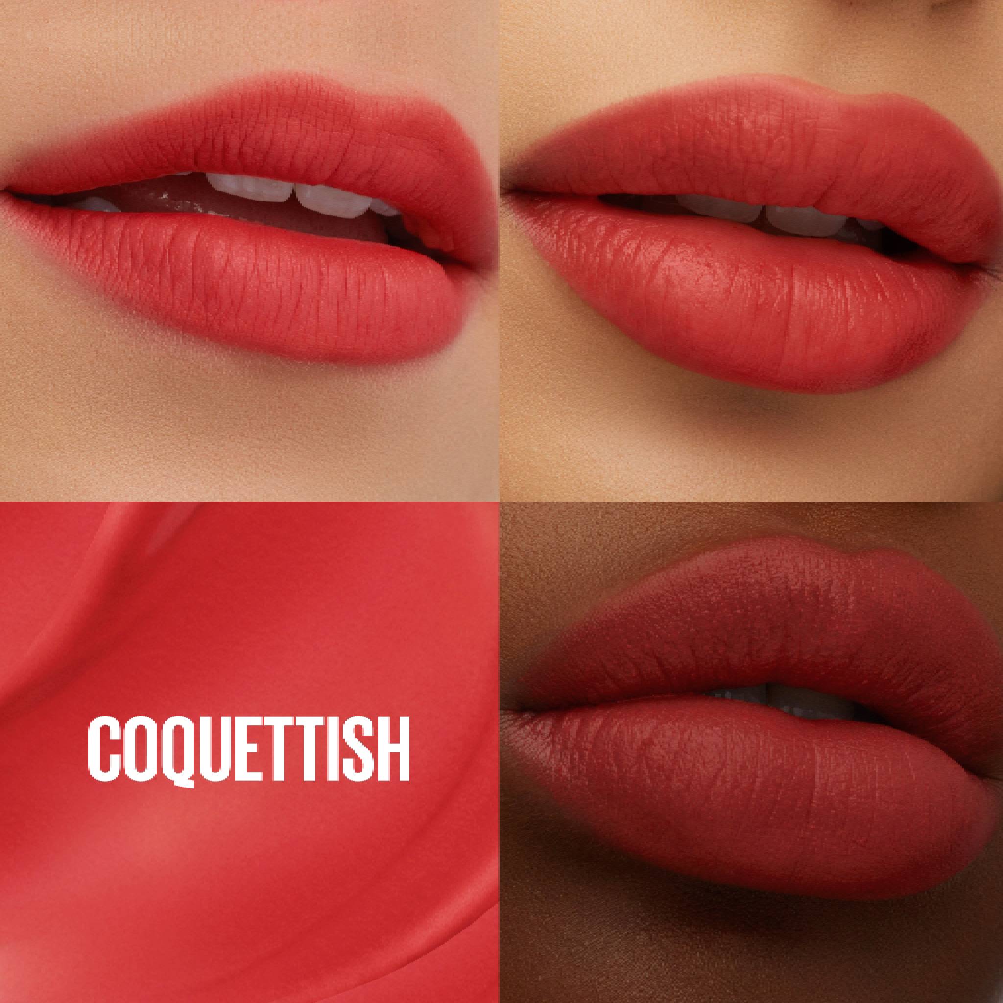 Super Stay Teddy Tint  Soft Blurred Matte Lip Tint | 12h Longwear, Transfer proof