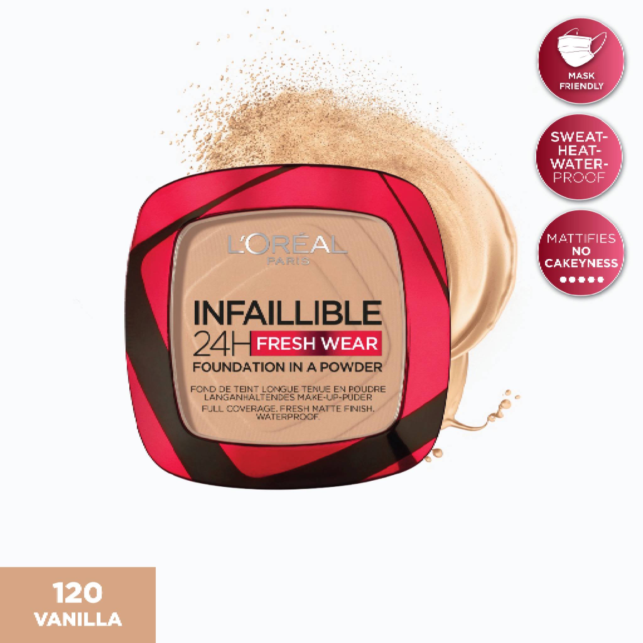 Infallible Fresh Wear Foundation in a Powder, Up to 24H Wear