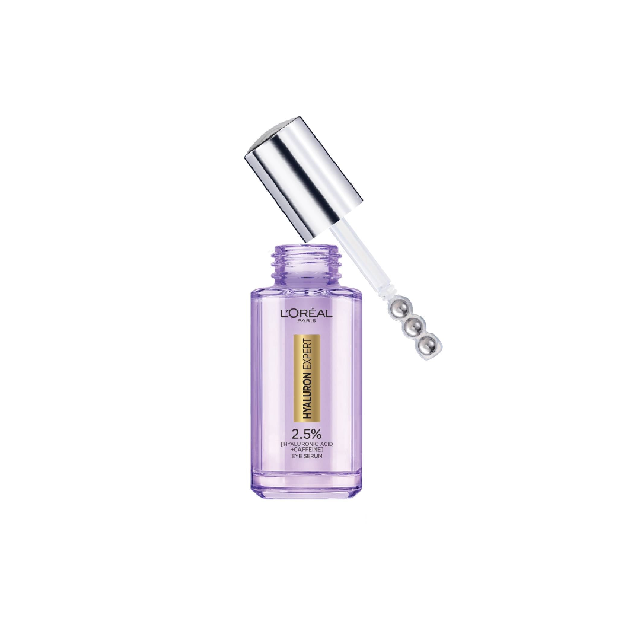Hyaluron Expert Moisturiser and Anti-Aging Eye Serum with 2.5% Hyaluronic Acid & Caffeine