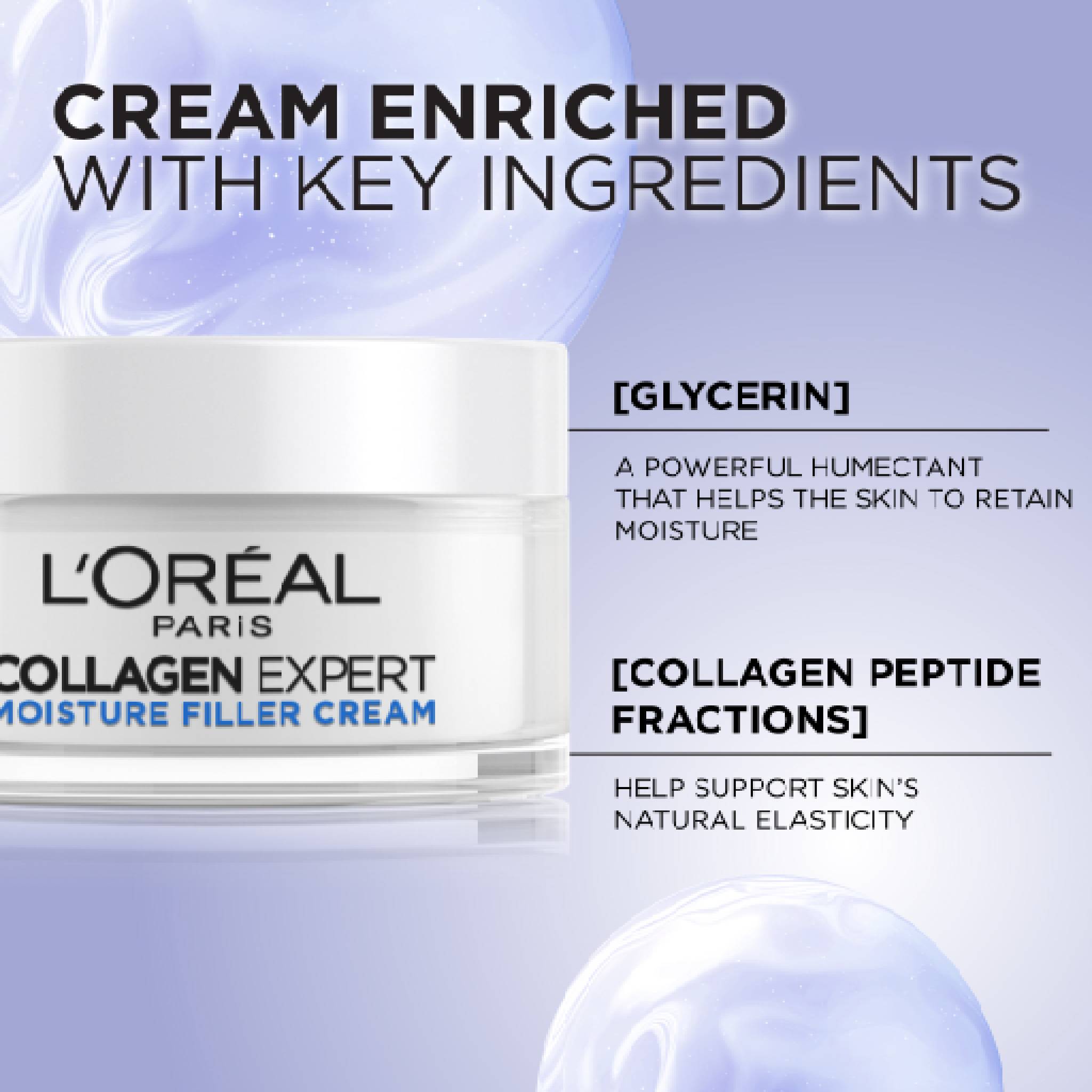Collagen Expert Moisture-Filling Cream, With Glycerin & Collagen Peptide Fractions