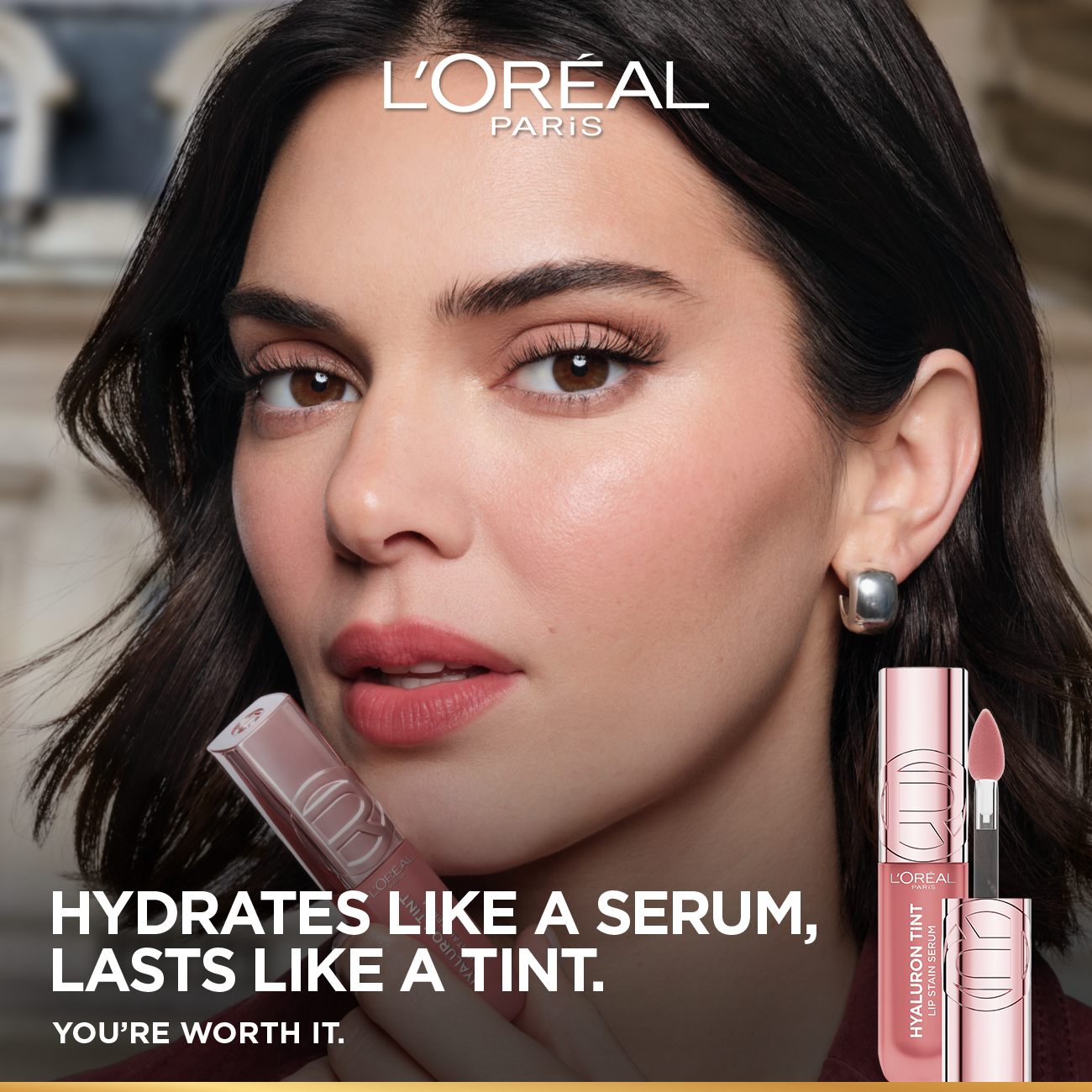 Hyaluron Tint Lip Stain Serum Long Lasting, Hydrating Lip Makeup Infused with Hyaluronic Acid Bundle