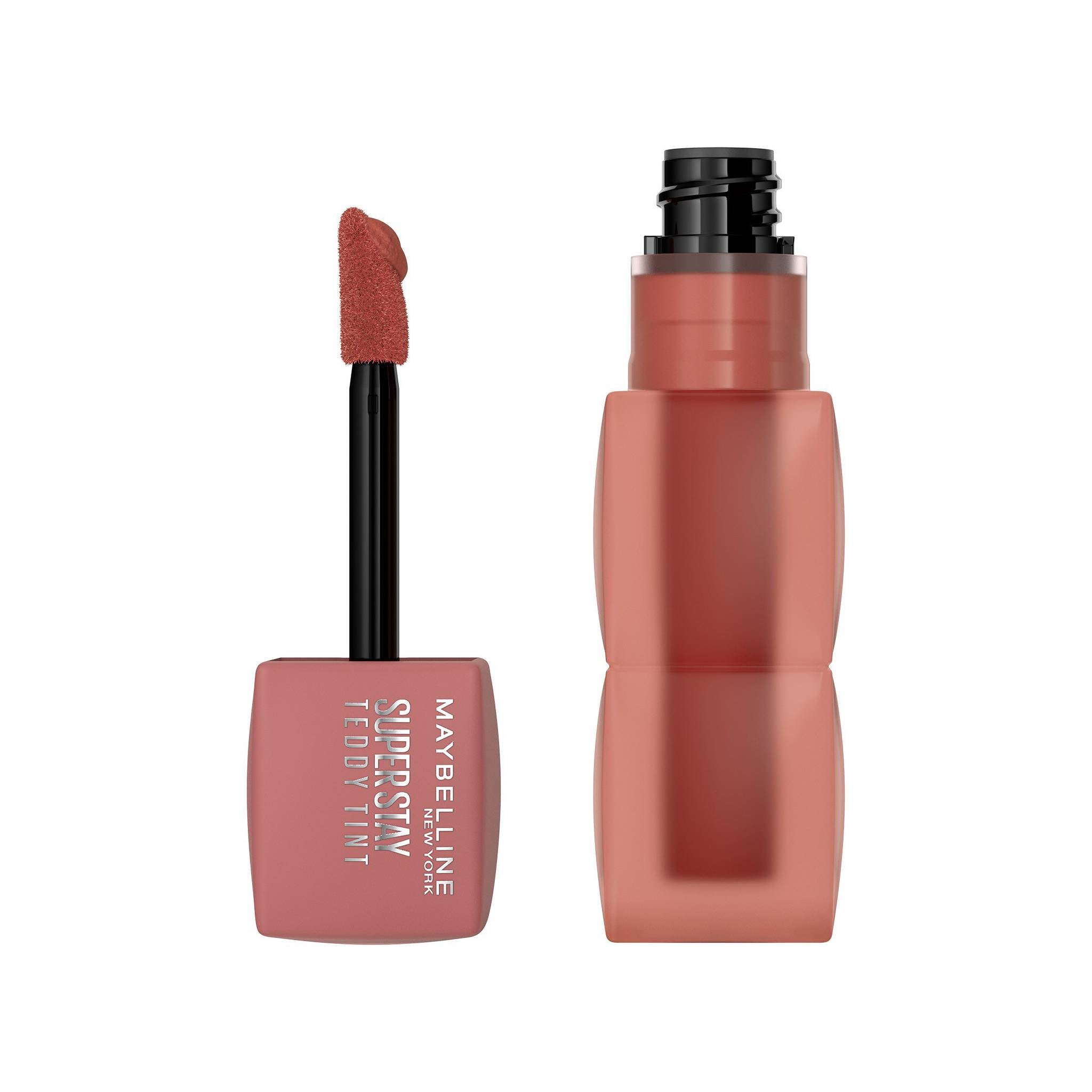 Super Stay Teddy Tint  Soft Blurred Matte Lip Tint | 12h Longwear, Transfer proof