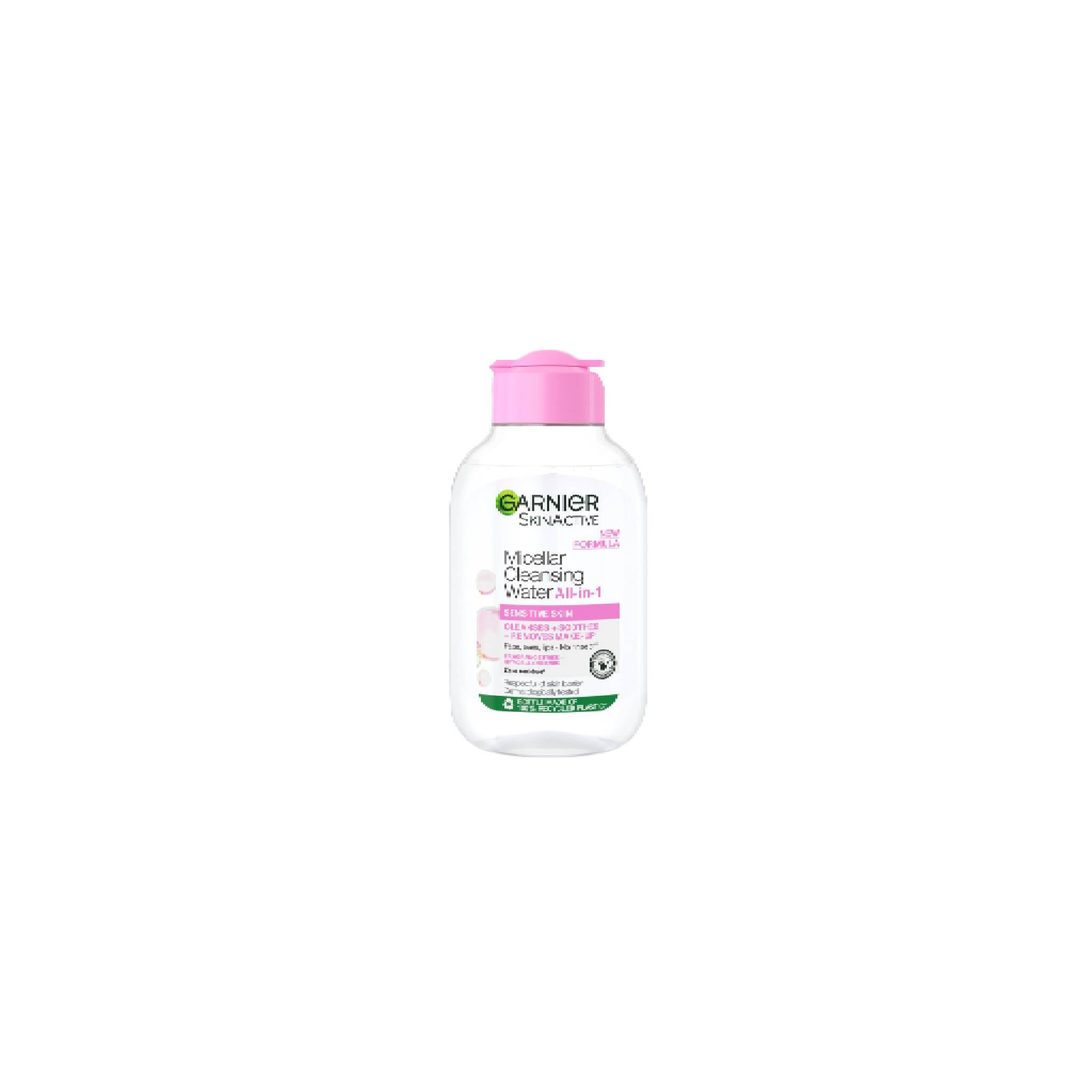 Micellar Water Facial Cleanser and Makeup Remover Pink for Sensitive Skin