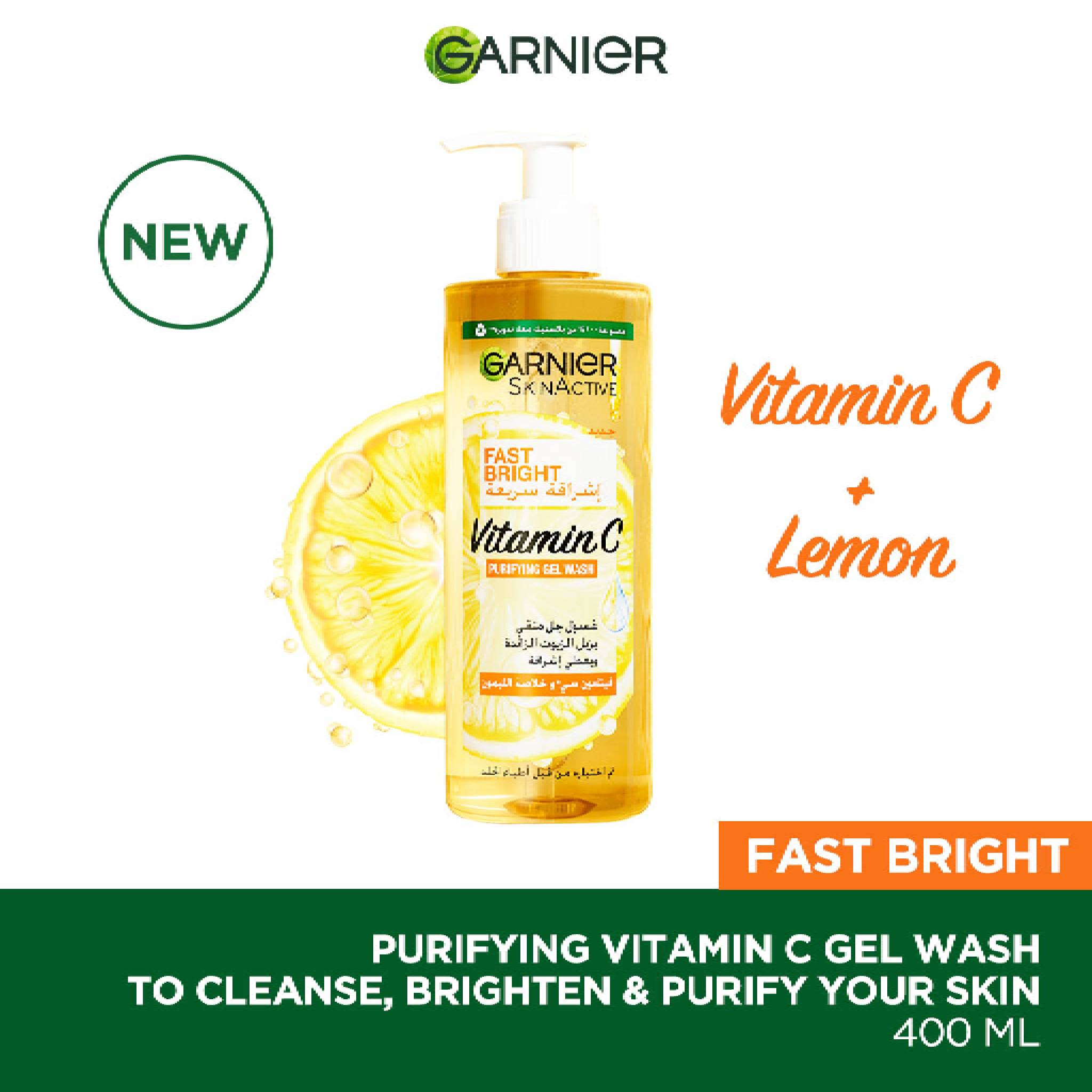 Fast Bright Vitamin C Brightening Purifying Face Gel Wash