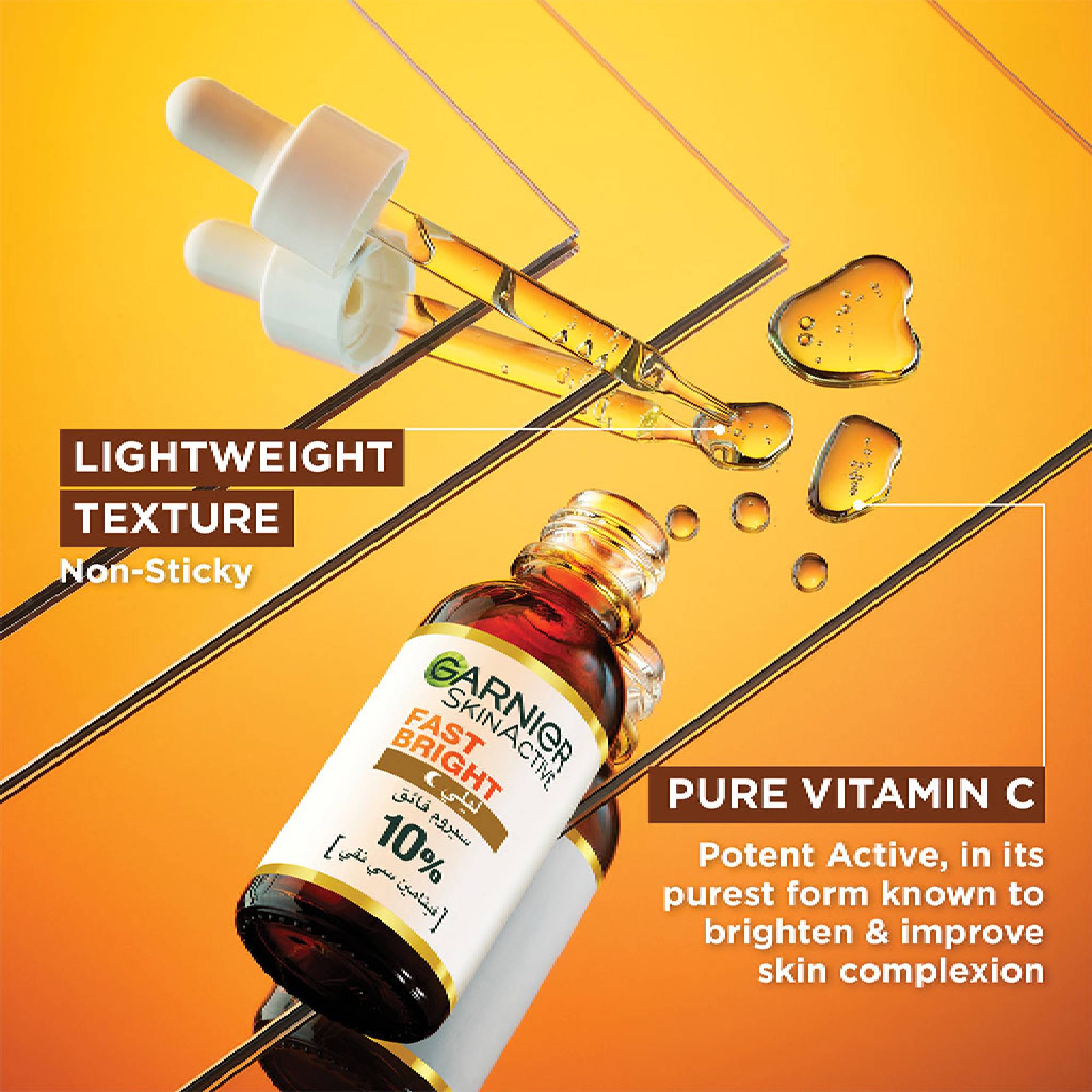 Fast Bright 10% Pure Vitamin C Brightening Overnight Serum